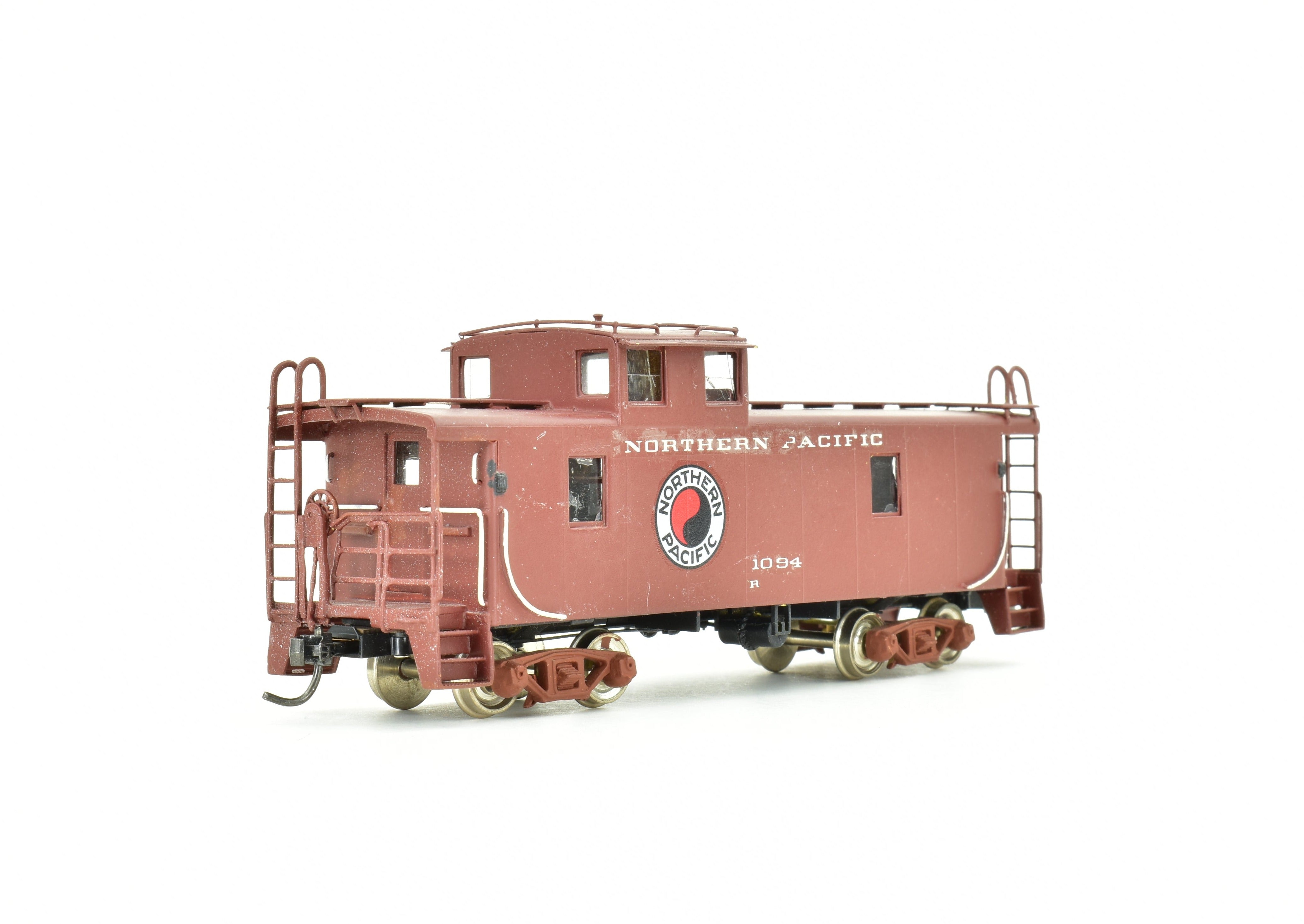 1981 HO Brass OMI Northern Pacific Steel Caboose from Overland Models, Inc.