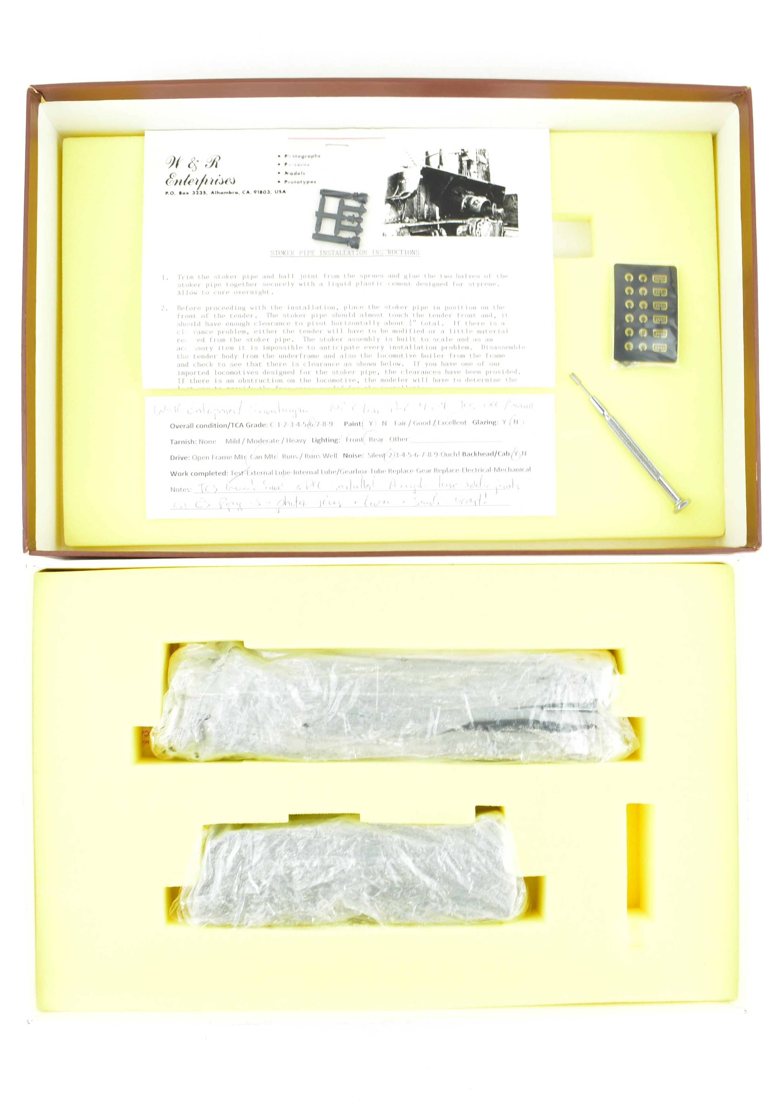 HO Scale Brass Model Train - W&R Enterprises NP Northern Pacific Class A-2 4-8-4 Limited Edition No. 3 with TCS DCC & Sound System