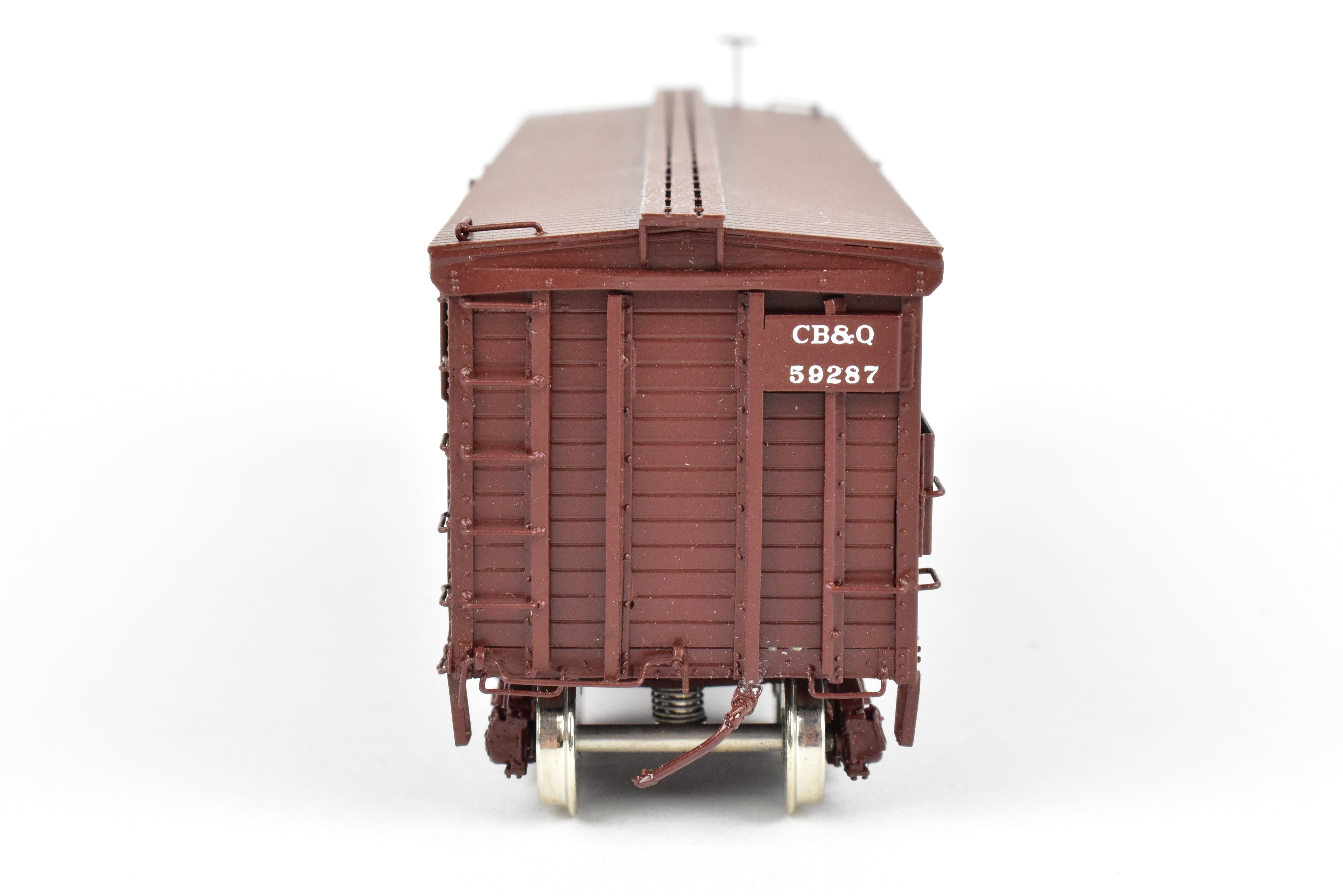 HO Scale Brass Challenger Imports CIL CB&Q - Burlington Route Class SM-16 36-Foot Stock Car Freight Package No. 59287