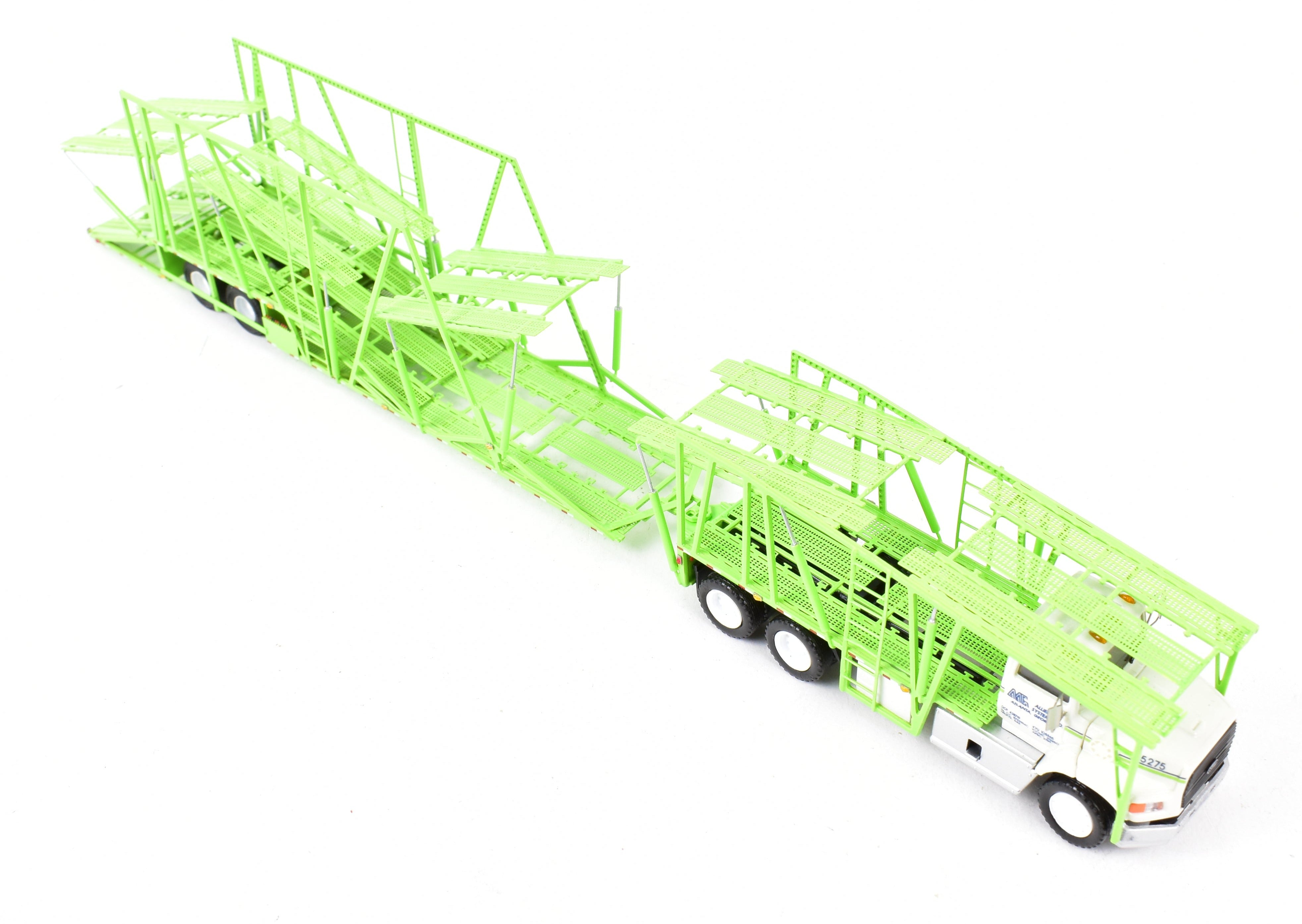HO Scale Brass Commercial Allied Systems Auto Carrier Tractor Model No. 5275 by Lonestar Models with Factory Green Paint Finish