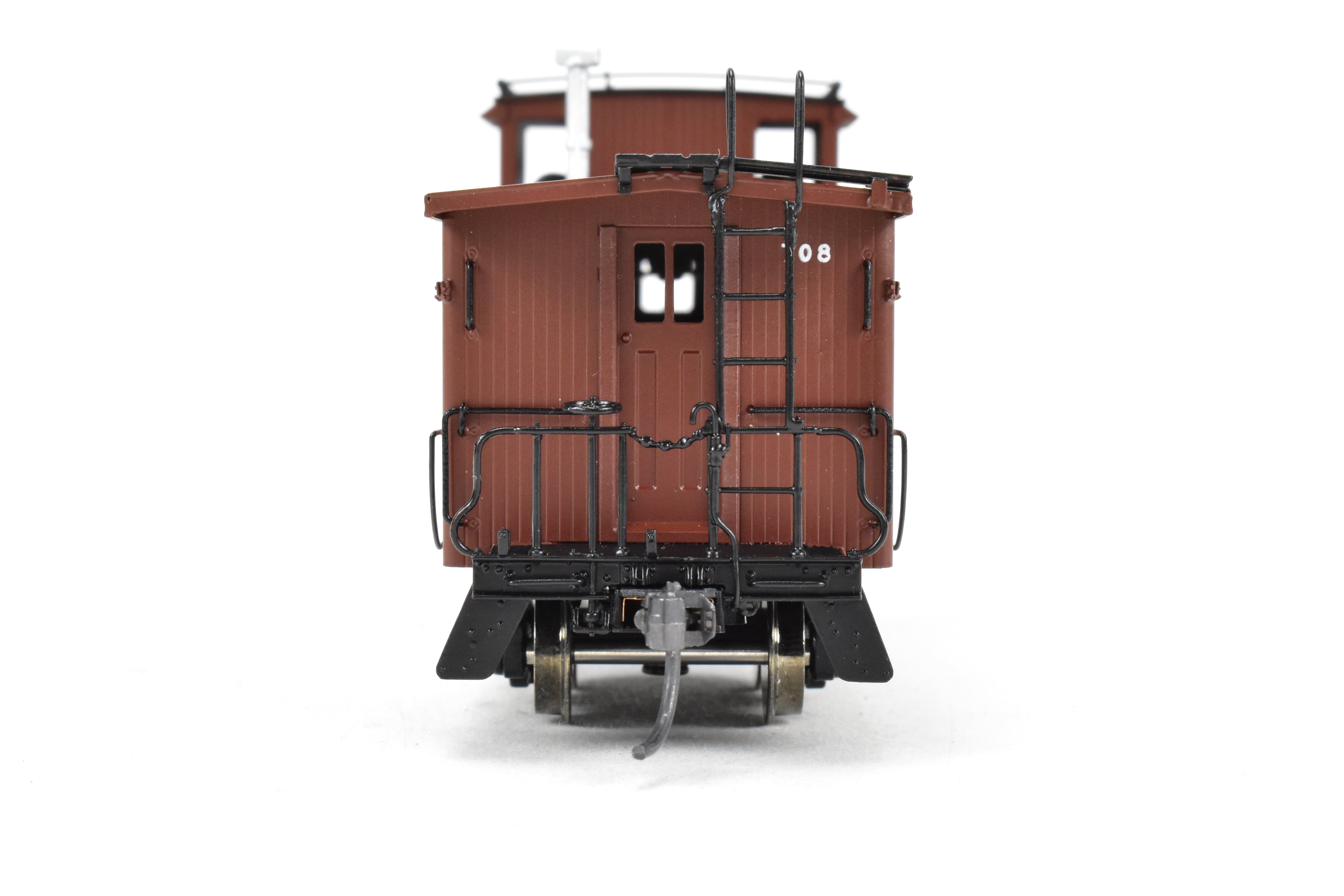 HO Scale Brass Missouri Pacific Wood - Side Caboose Model F/P #708 by Overland Models, Inc. (OMI)