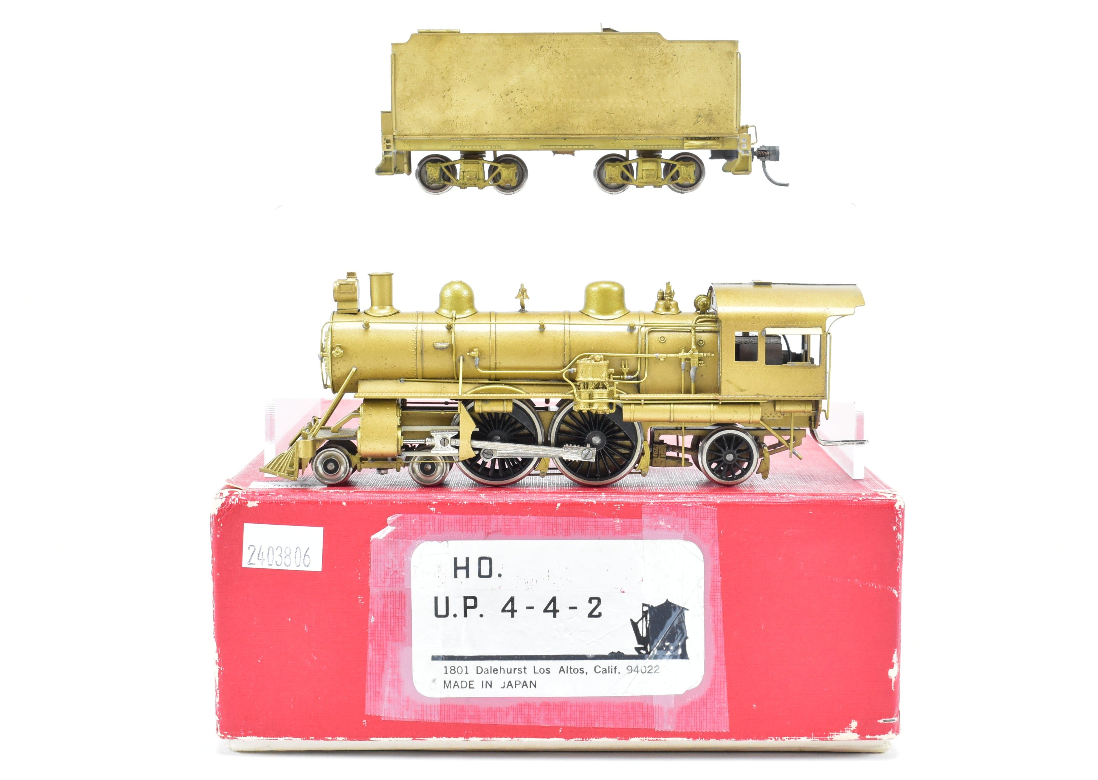 1973 HO Brass Westside Model Co. Union Pacific 4-4-2 Atlantic Locomotive Model