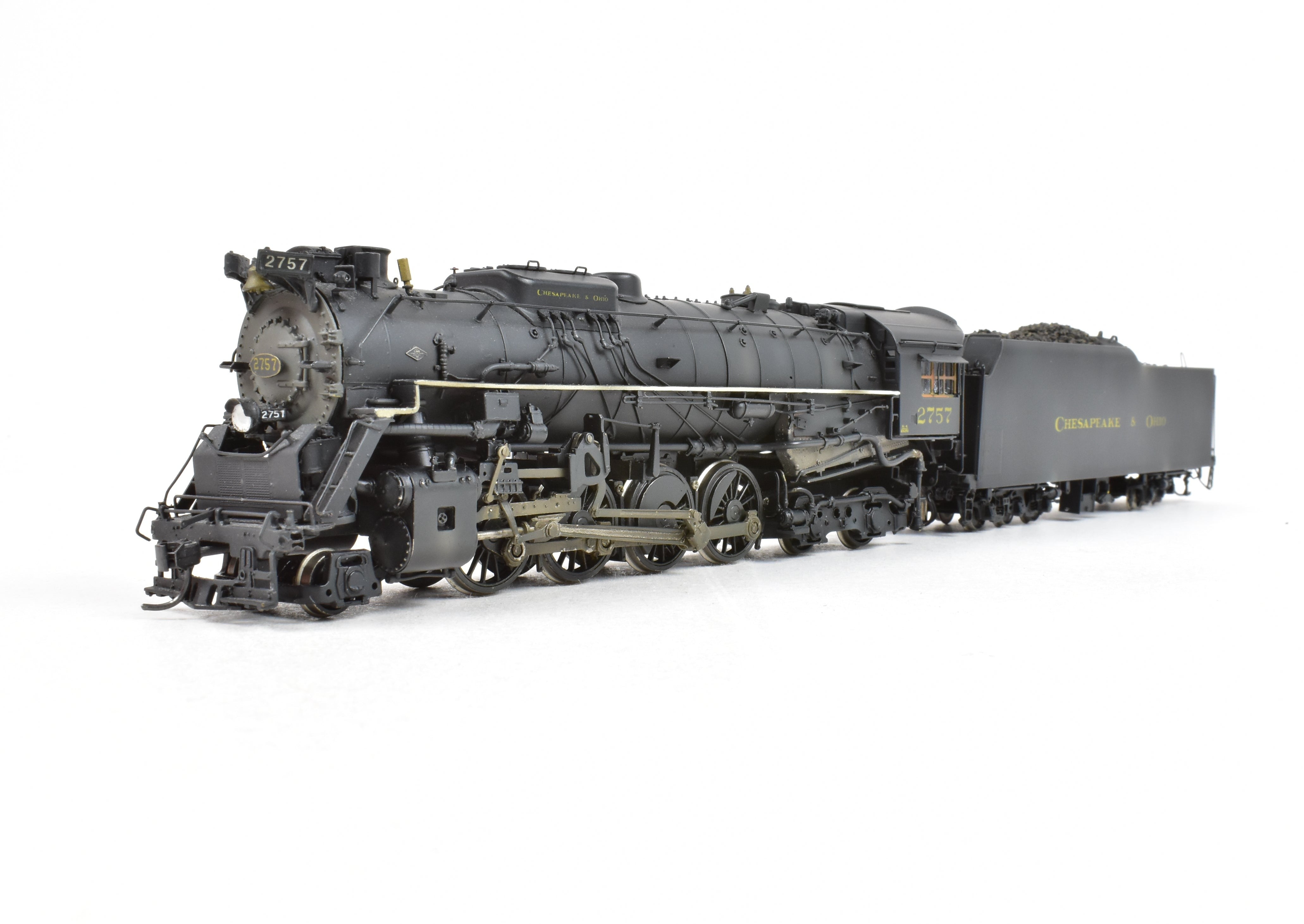 HO Brass Precision Scale Co. C&O K-4 2-8-4 Kanawha #2757 DCC Sound Model