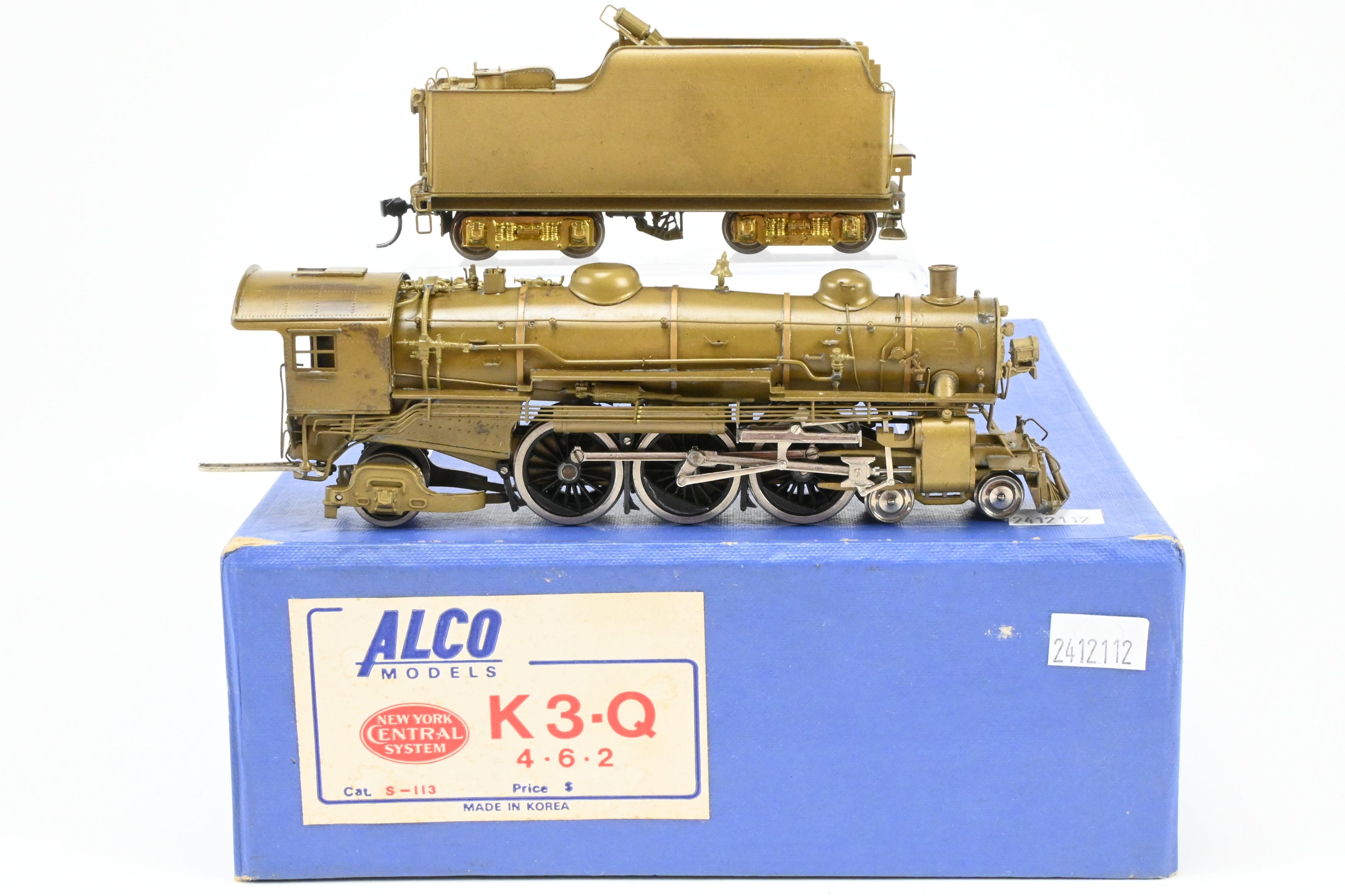 HO Scale Brass ALCO NYC New York Central K3Q 4-6-2 Pacific Model