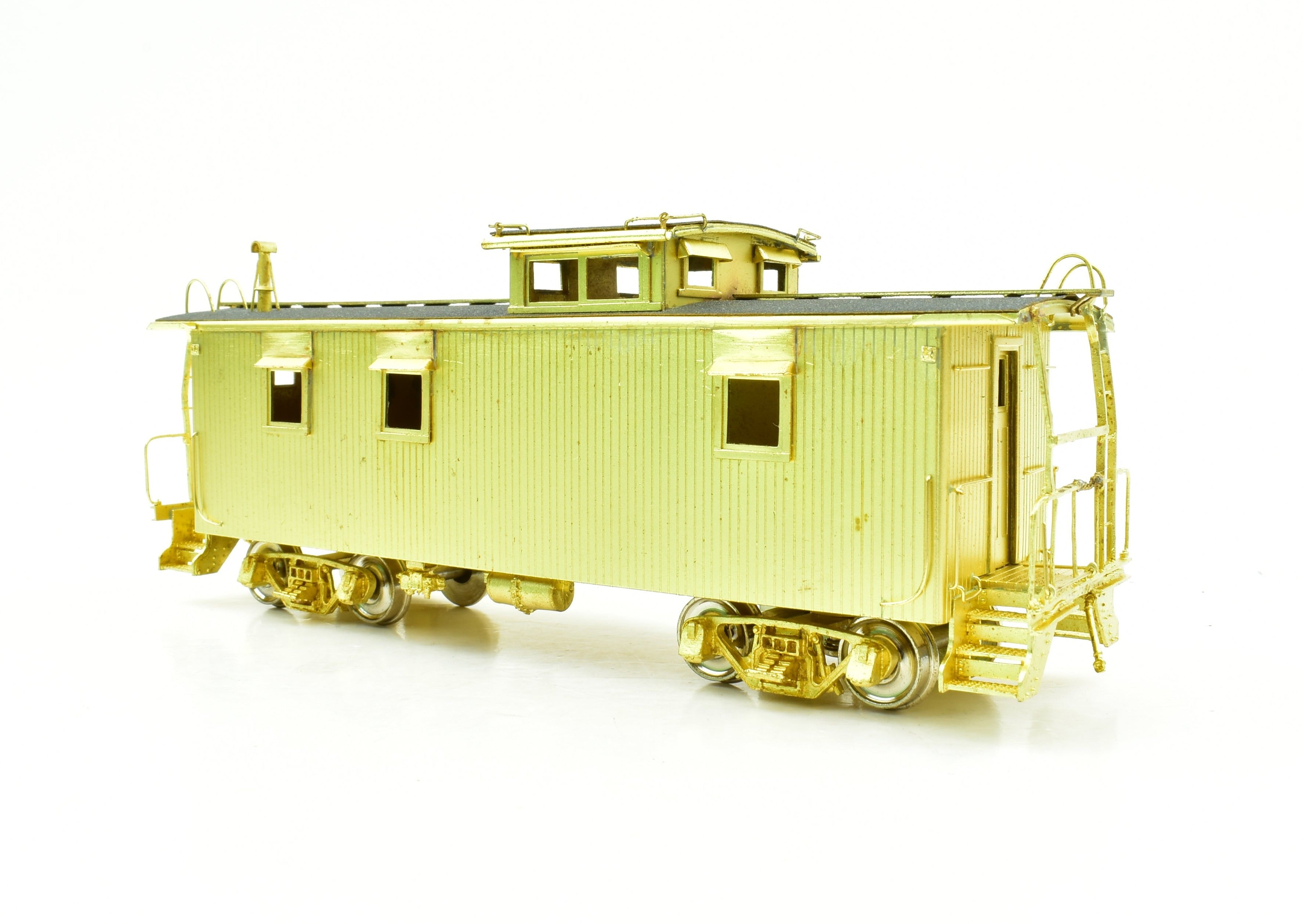 HO Scale Brass Railroad Caboose Model - OMI (Overland Models, Inc.) SAL (Seaboard Air Line) Wood Sheath Design