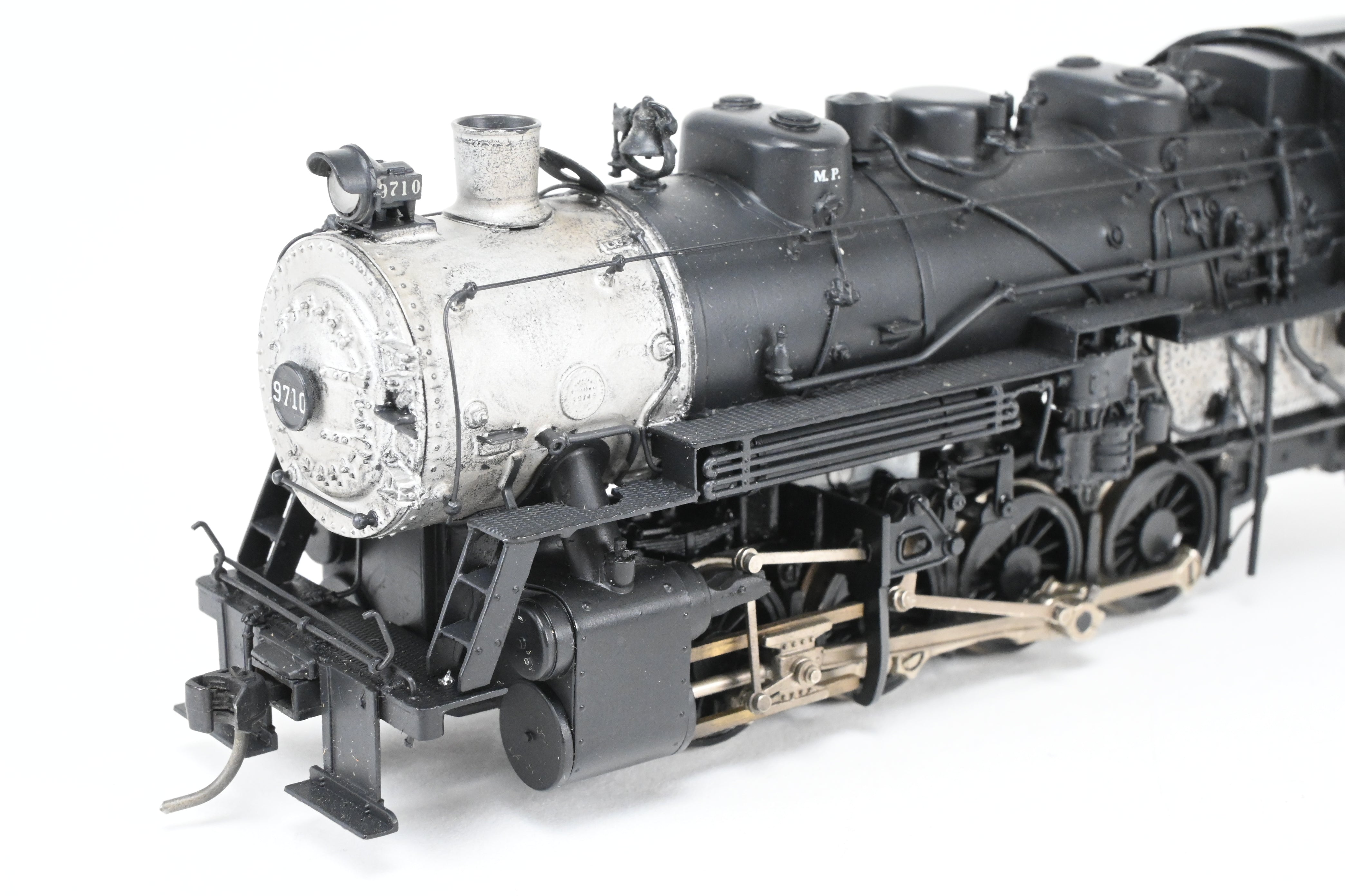 HO Scale Custom-Made Brass Missouri Pacific 0-8-0 Locomotive Model, CP No. 9710, Scratch Built by Joe G. Collias - One of a Kind