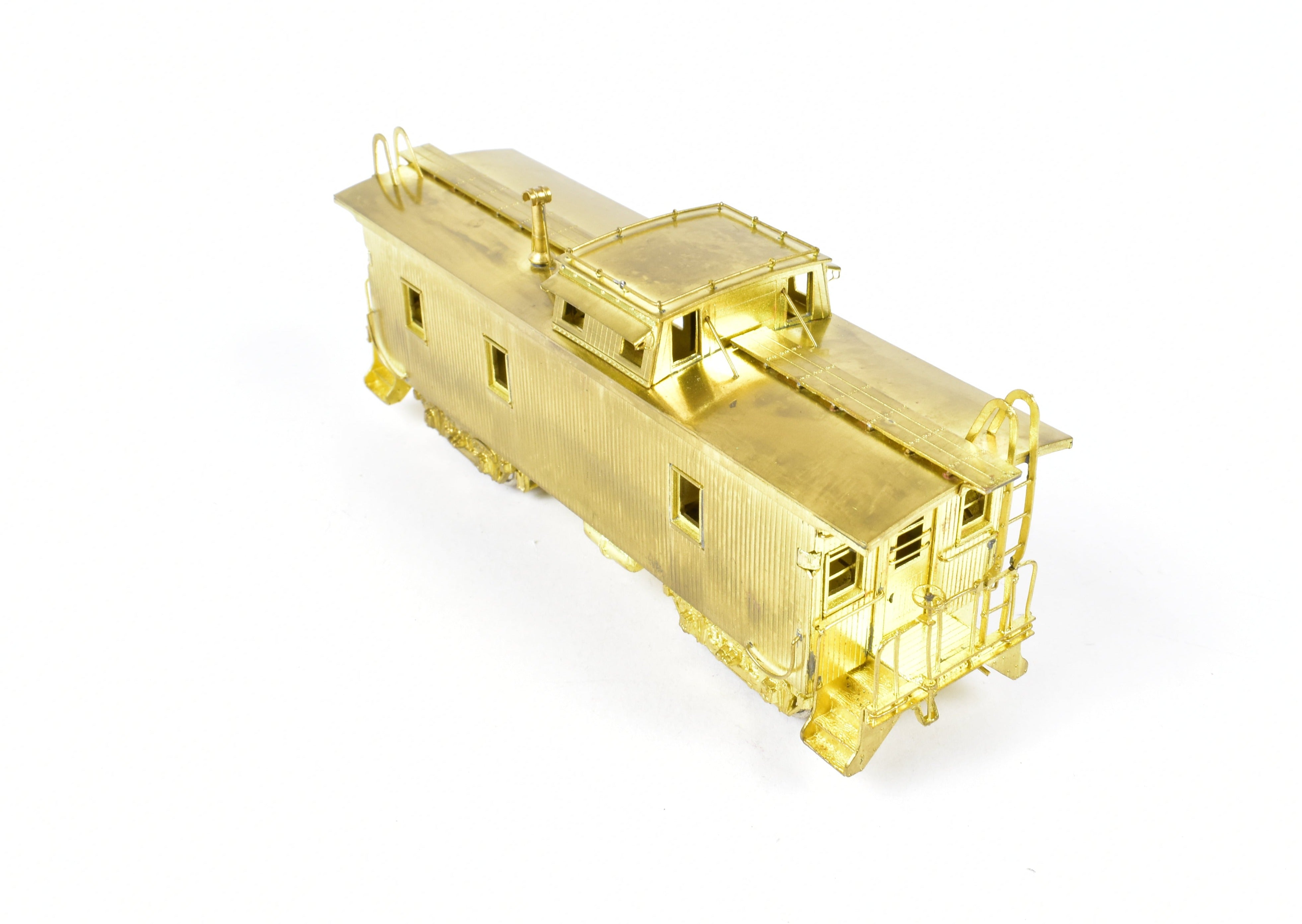 HO Scale Brass Union Pacific CA-1 Wood Caboose Model by OMI - Overland Models, Inc. with Original Ends and Wood Beam Trucks