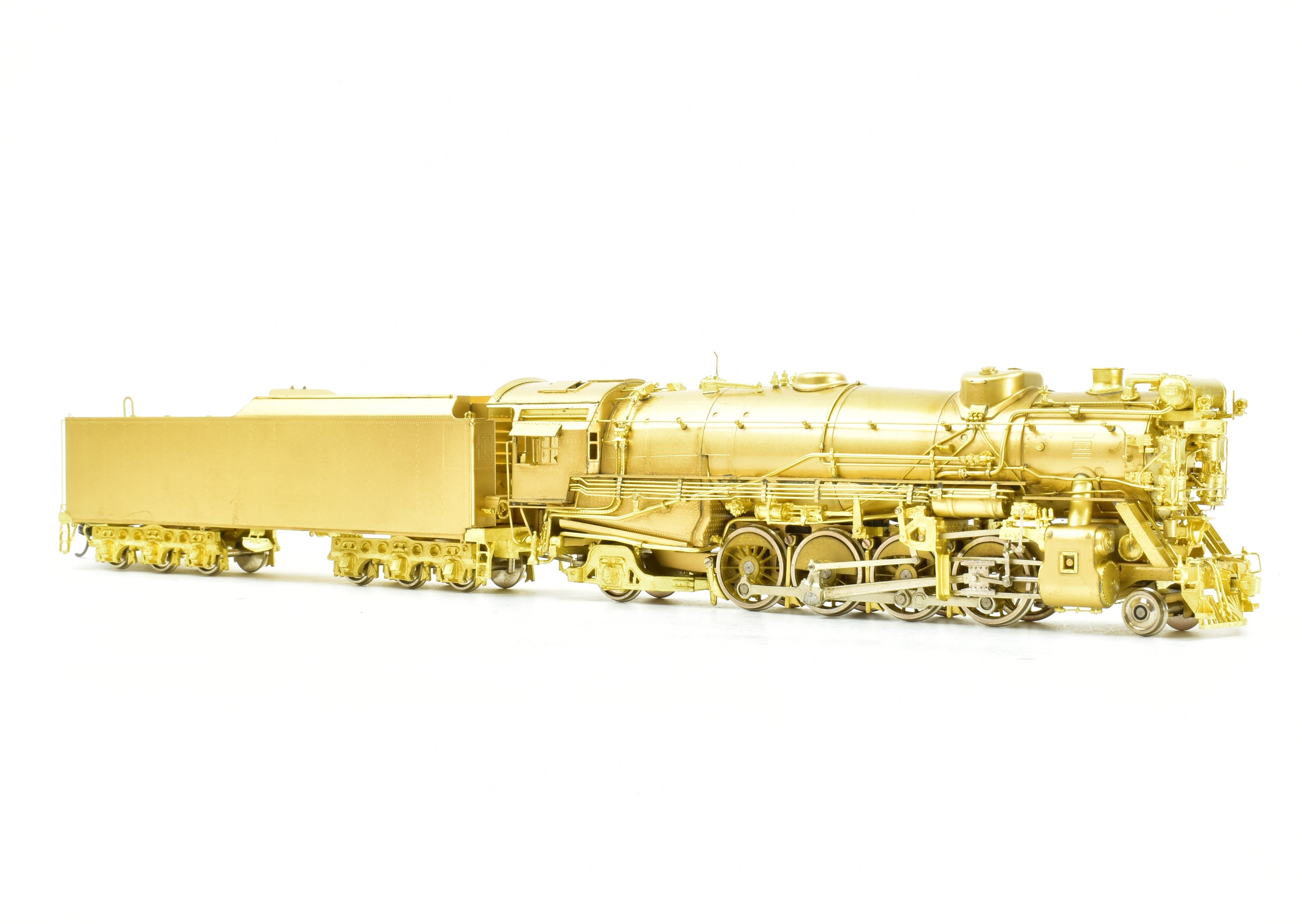 HO Scale Brass Model Train - Key Imports C&O Chesapeake & Ohio K3a Class 2-8-2 Mikado Locomotive with Elesco Feed Water Heater and 21RA Tender