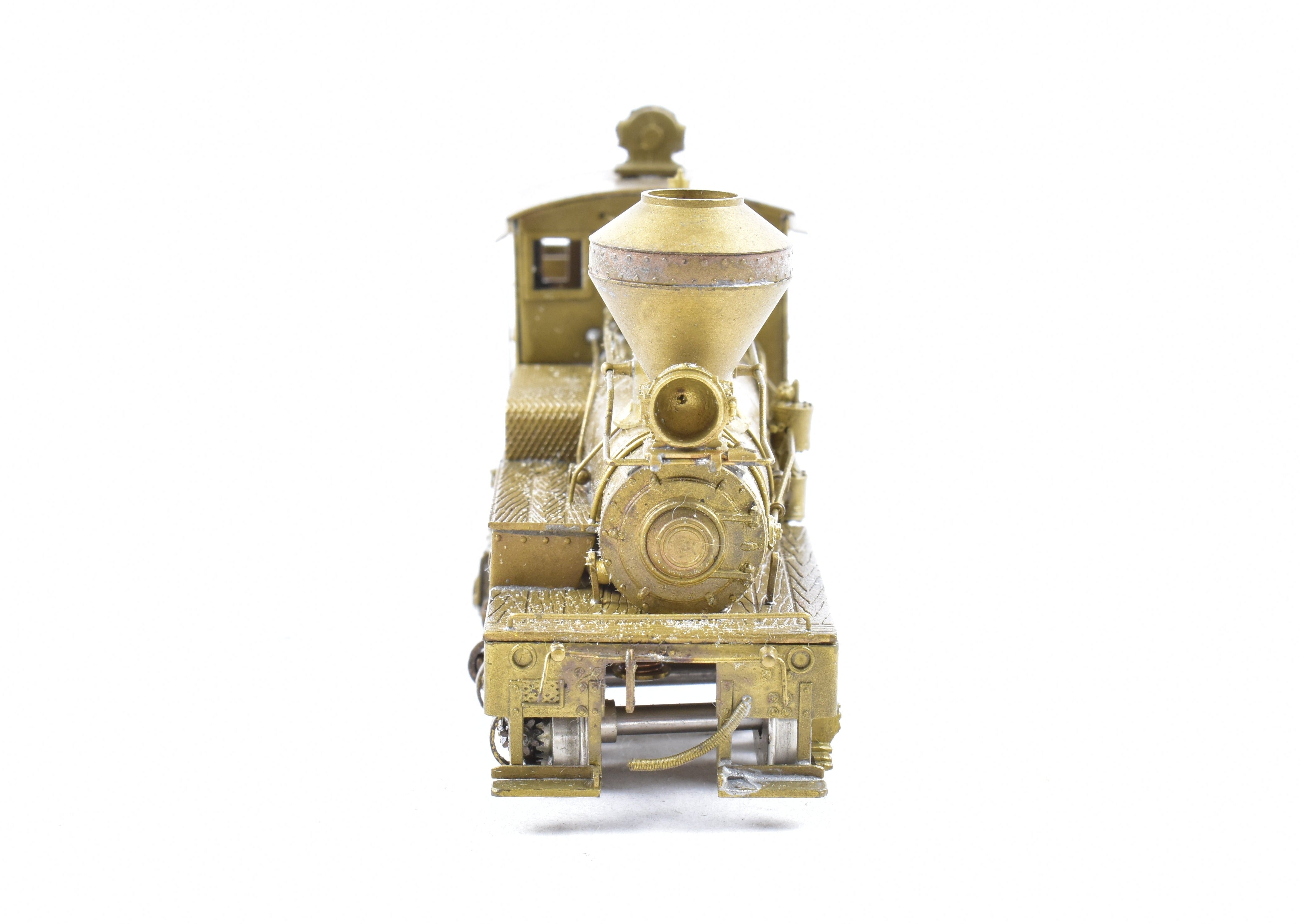 High - Quality HO Scale Brass PFM - United Hillcrest - Osbourne 2 - Truck 25 - Ton Shay Geared Locomotive Model with Damaged Box
