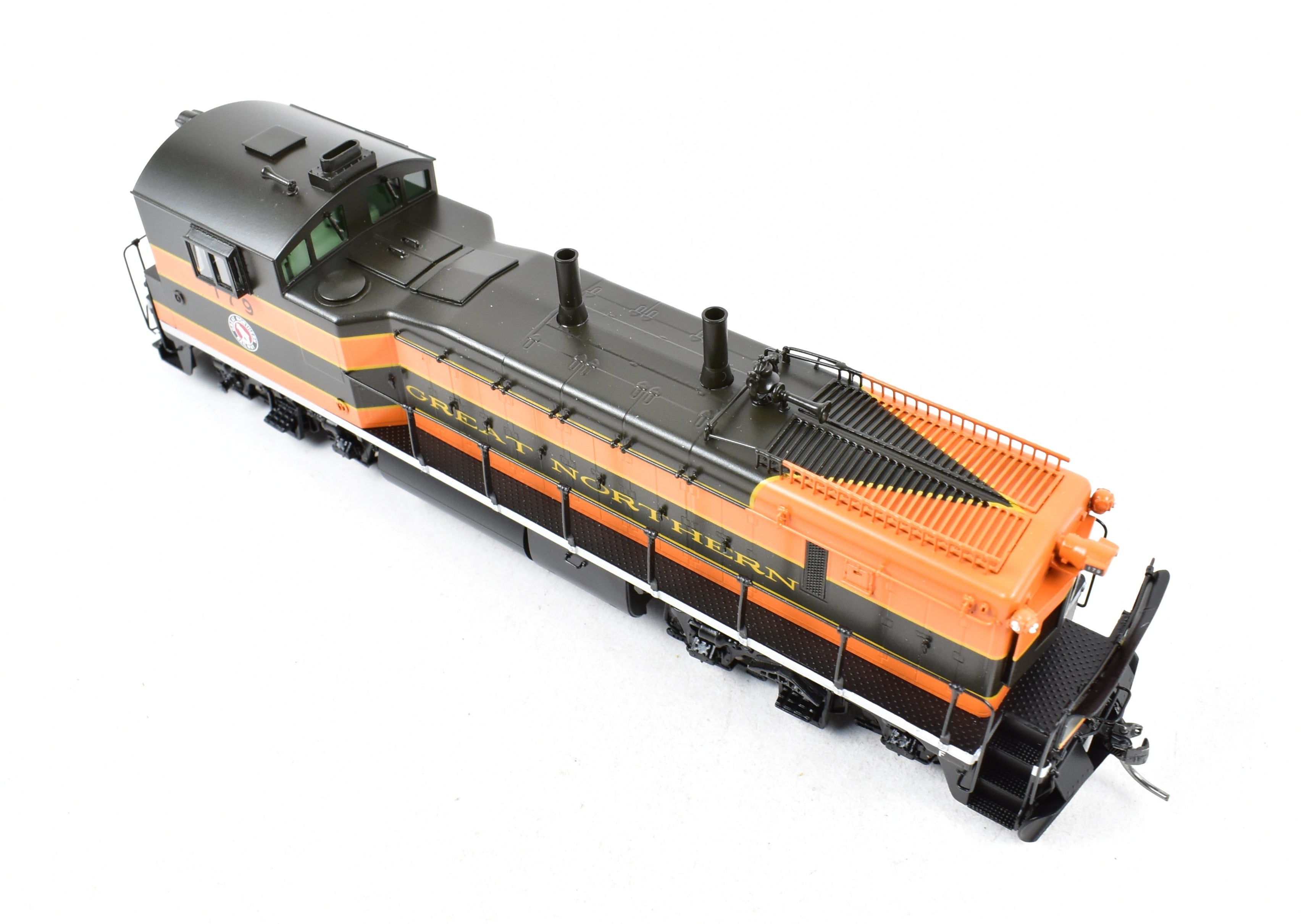High - Quality HO Scale New Brass Division Point Great Northern EMD NW - 3 Locomotive Model No. 179 FP