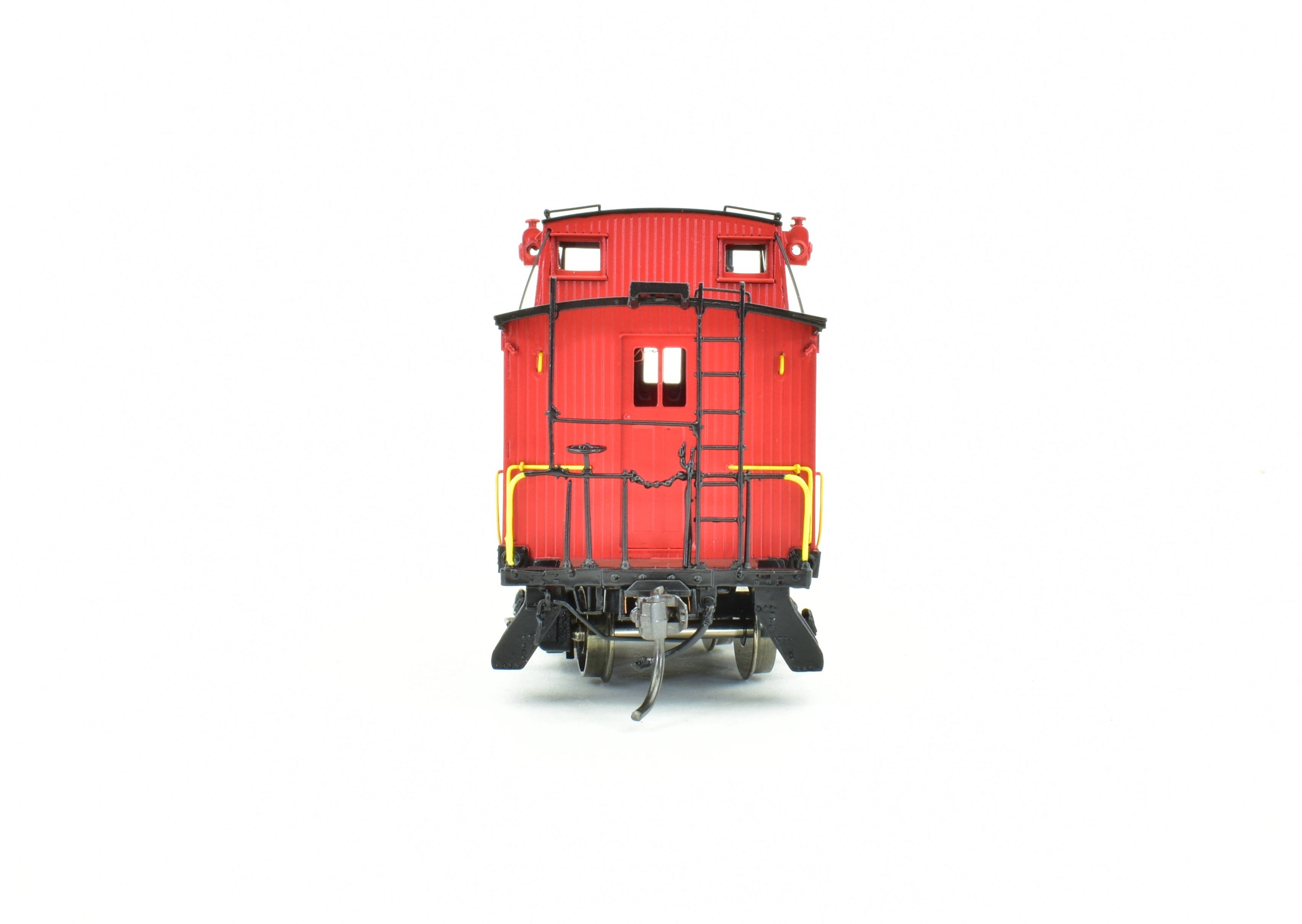 HO Scale Brass Division Point NYC & St.L - Nickel Plate Road LE&W 26-Foot Wood Caboose Factory Painted Limited Edition Model