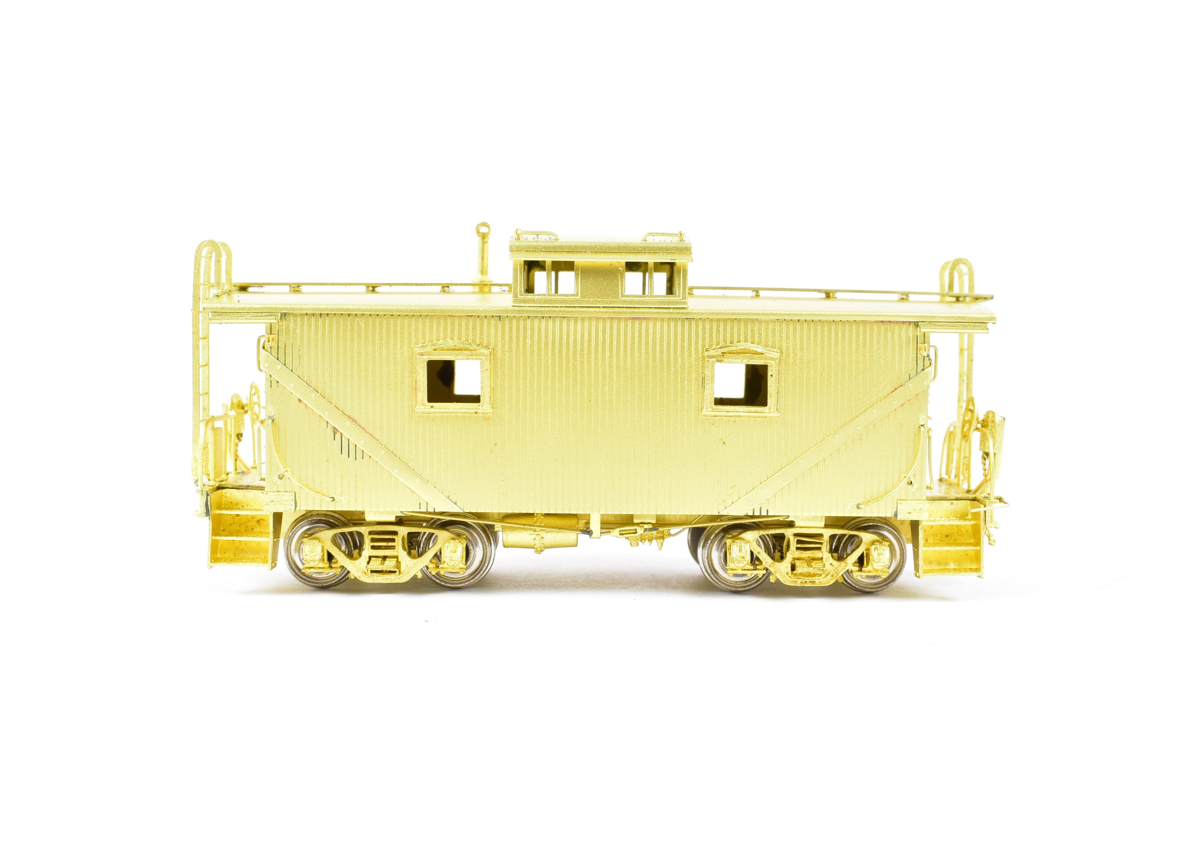 HO Brass OMI D&H Wood Sheath Caboose with Center Cupola by Overland Models