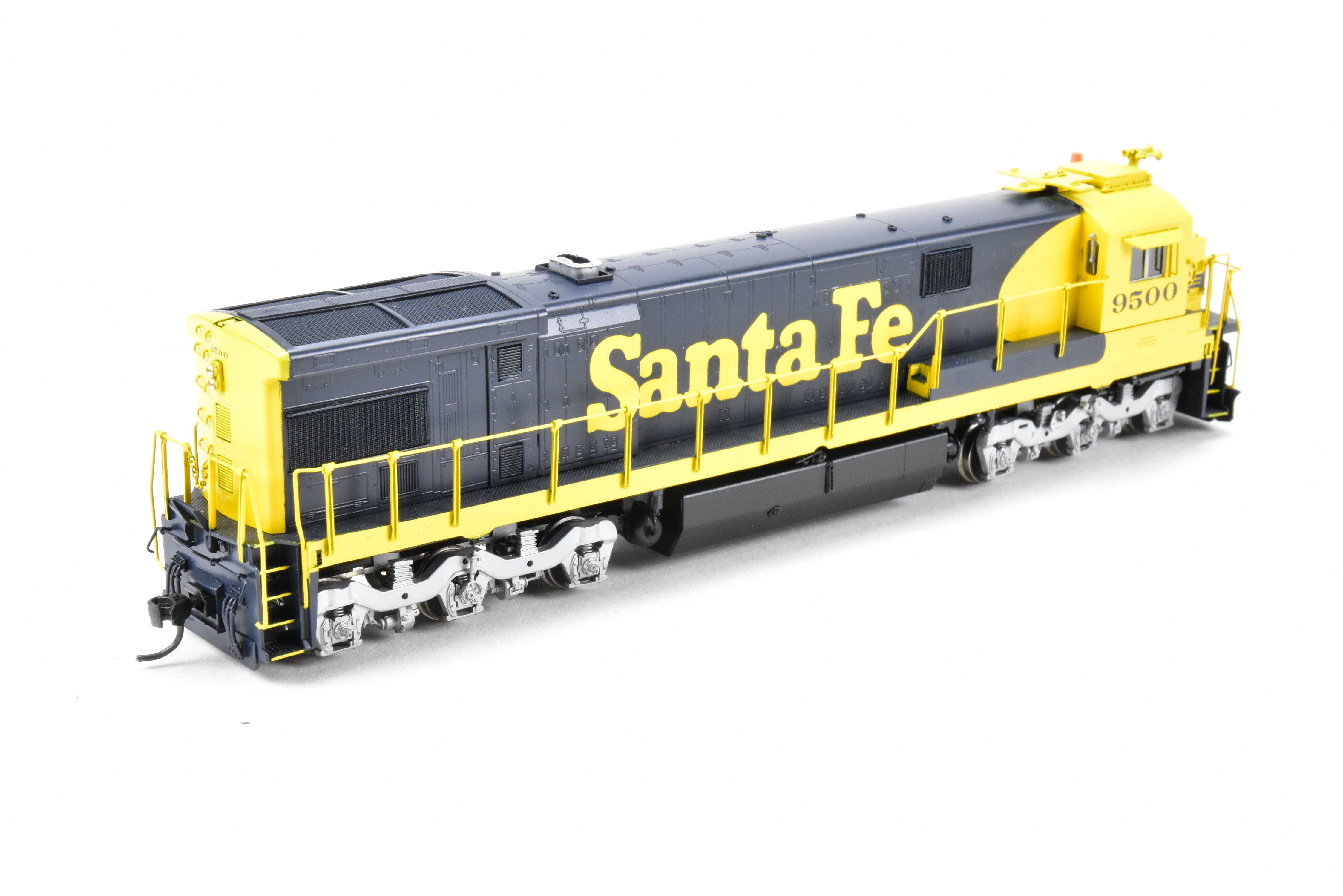 HO Scale Brass Model Train Engine - Overland Models, Inc. ATSF - Santa Fe GE U36C Rebuilt CP No. 9500 by Ajin Precision