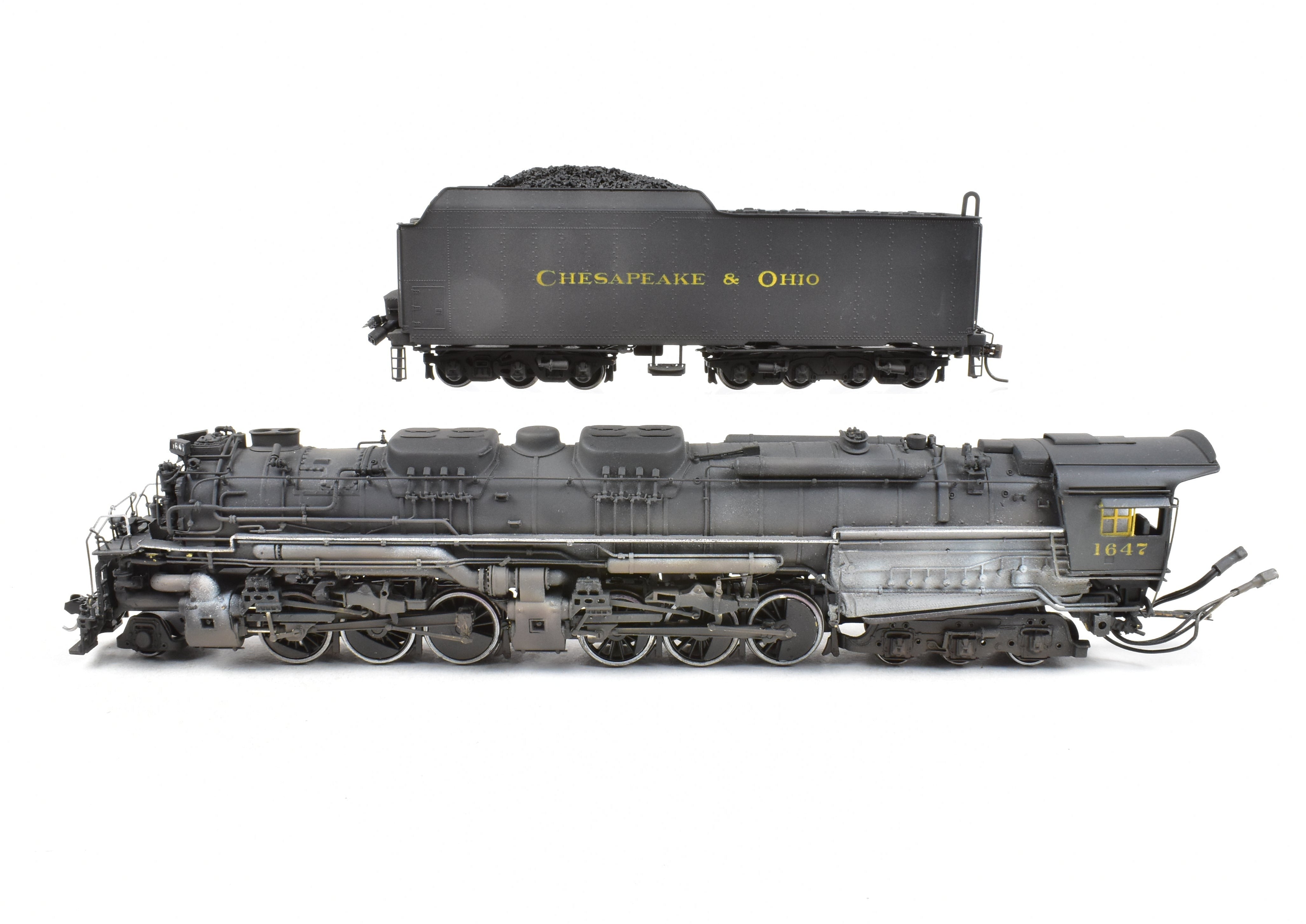 HO Brass Key Imports C&O Chesapeake & Ohio 2-6-6-6 Allegheny #1647 DCC Sound Model