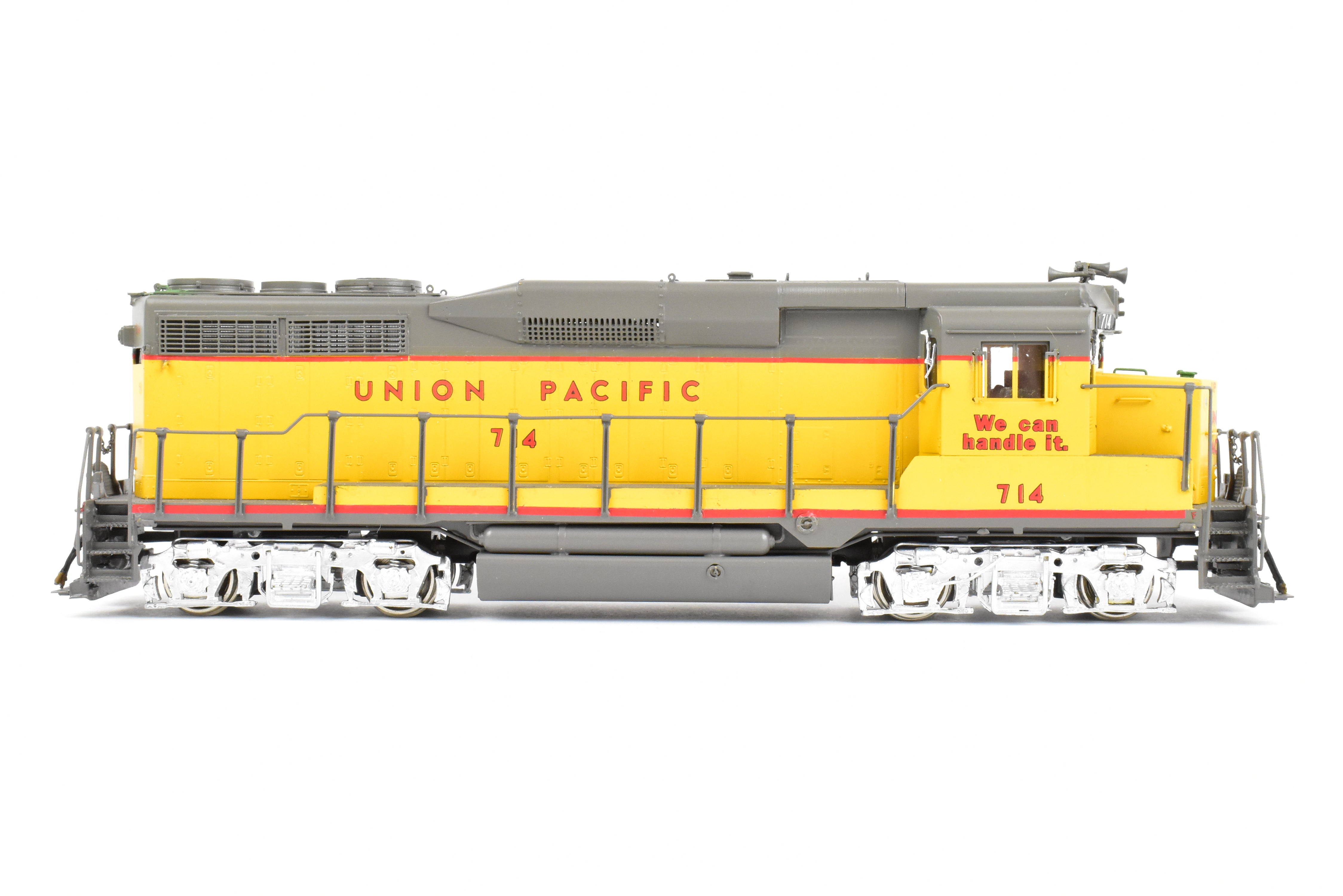 HO Scale Brass Model Train - Overland Models, Inc. Union Pacific EMD GP30 PH II Low Hood Locomotive from #700 to #735, Specifically CP #714