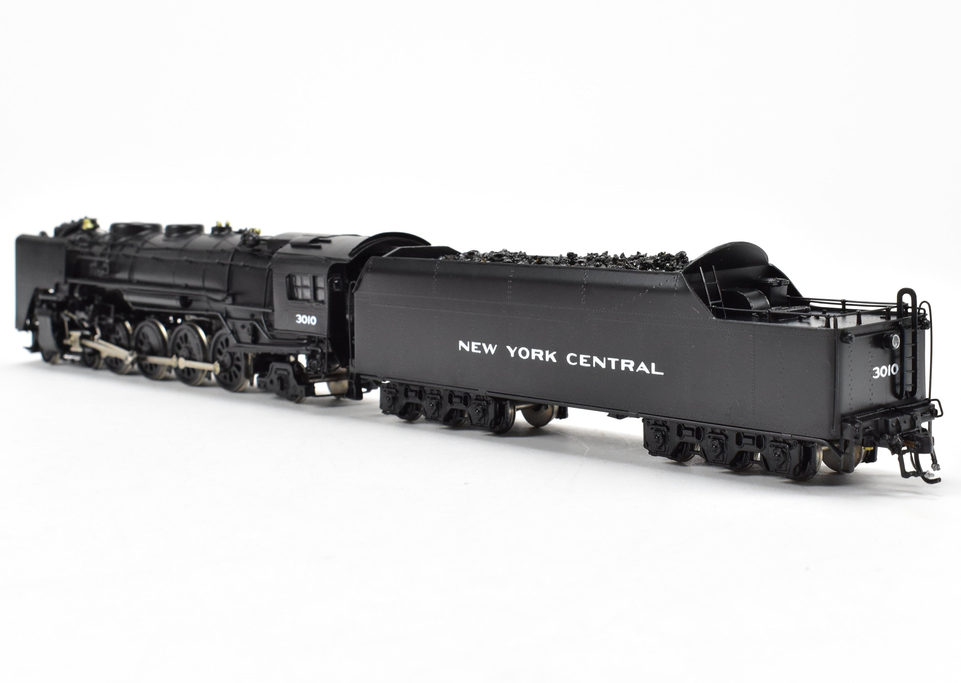 HO Scale Brass Key Imports Model Train - New York Central L-3a 4-8-2 Mohawk 1977 Run Custom Painted Locomotive with Road Number 3010 Decals
