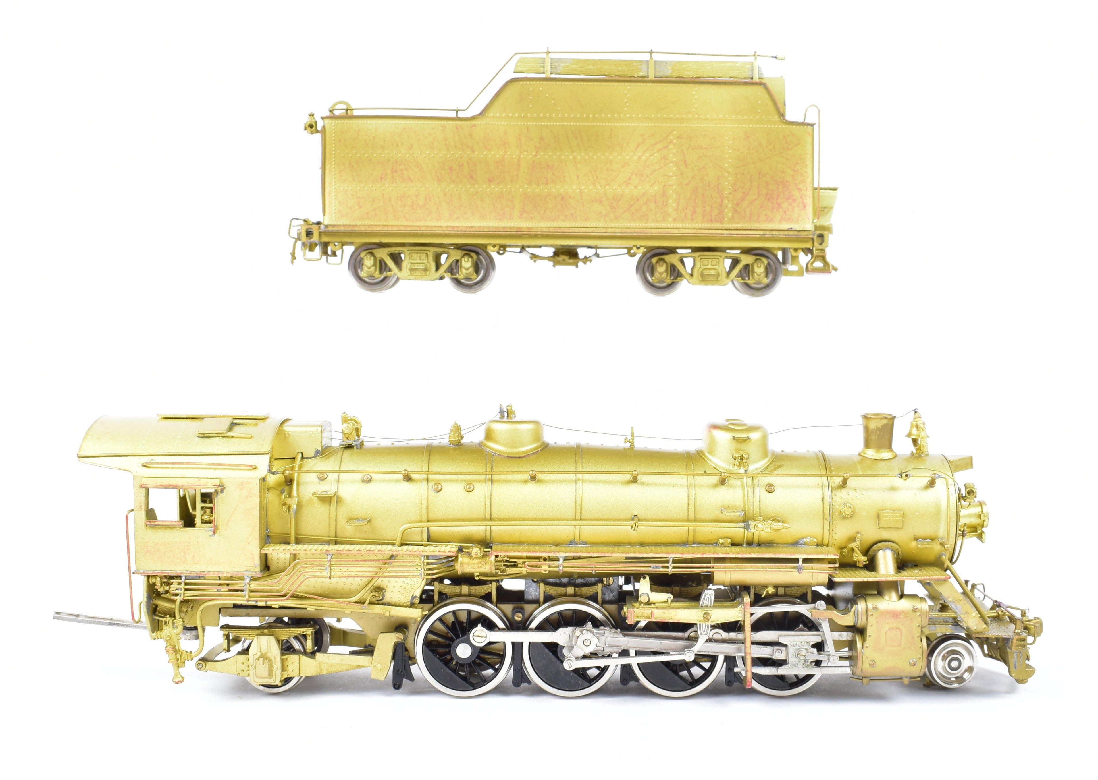 HO Scale Brass Model Train - Key Imports GTW Grand Trunk Western 3700 2-8-2 Mikado Engine