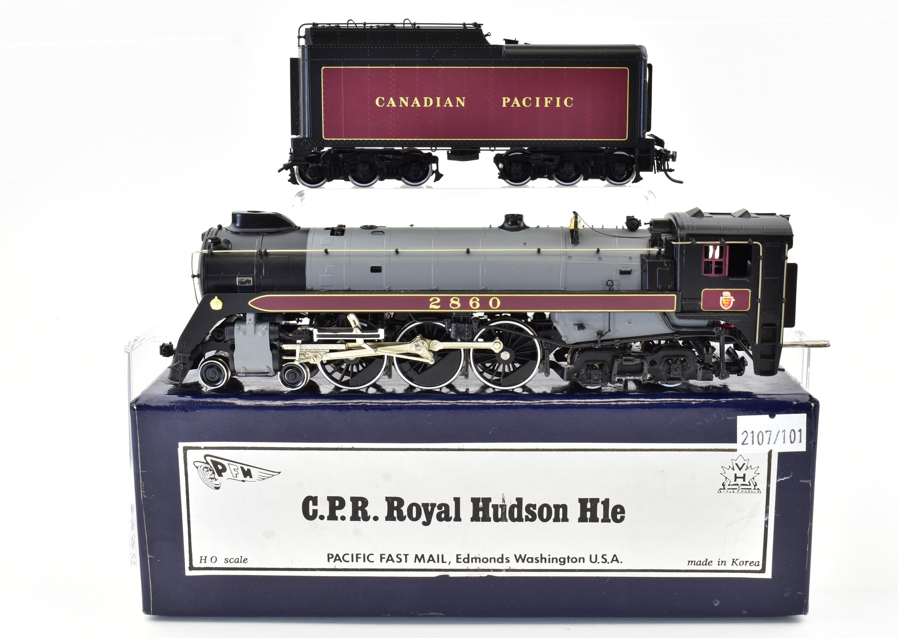 HO Scale Brass PFM Van Hobbies Canadian Pacific 4-6-4 Royal Hudson Model