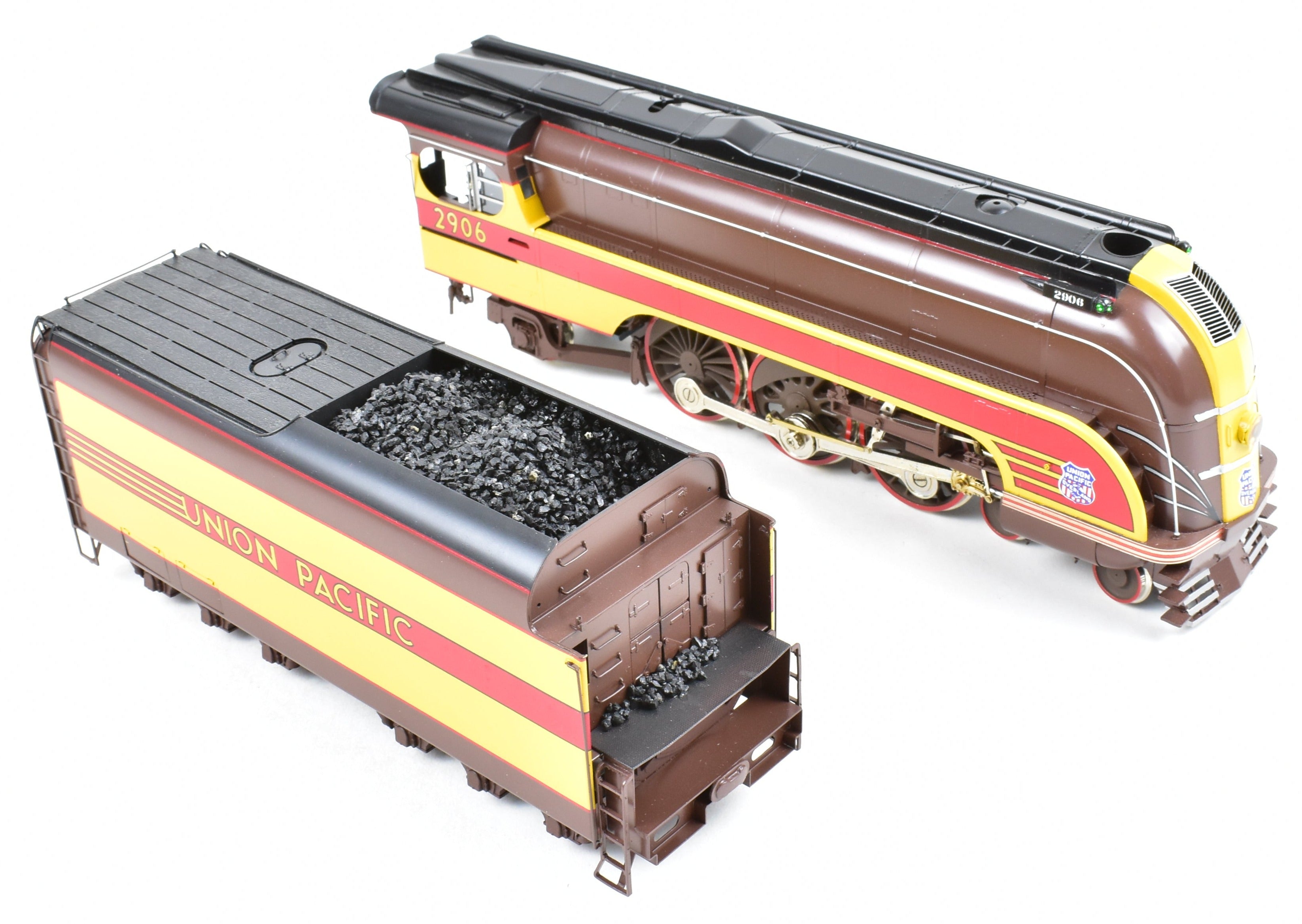 O Scale Brass Model Train - Overland Models, Inc. Union Pacific 2906 4-6-2 Streamlined Forty-Niner Factory Painted by OMI