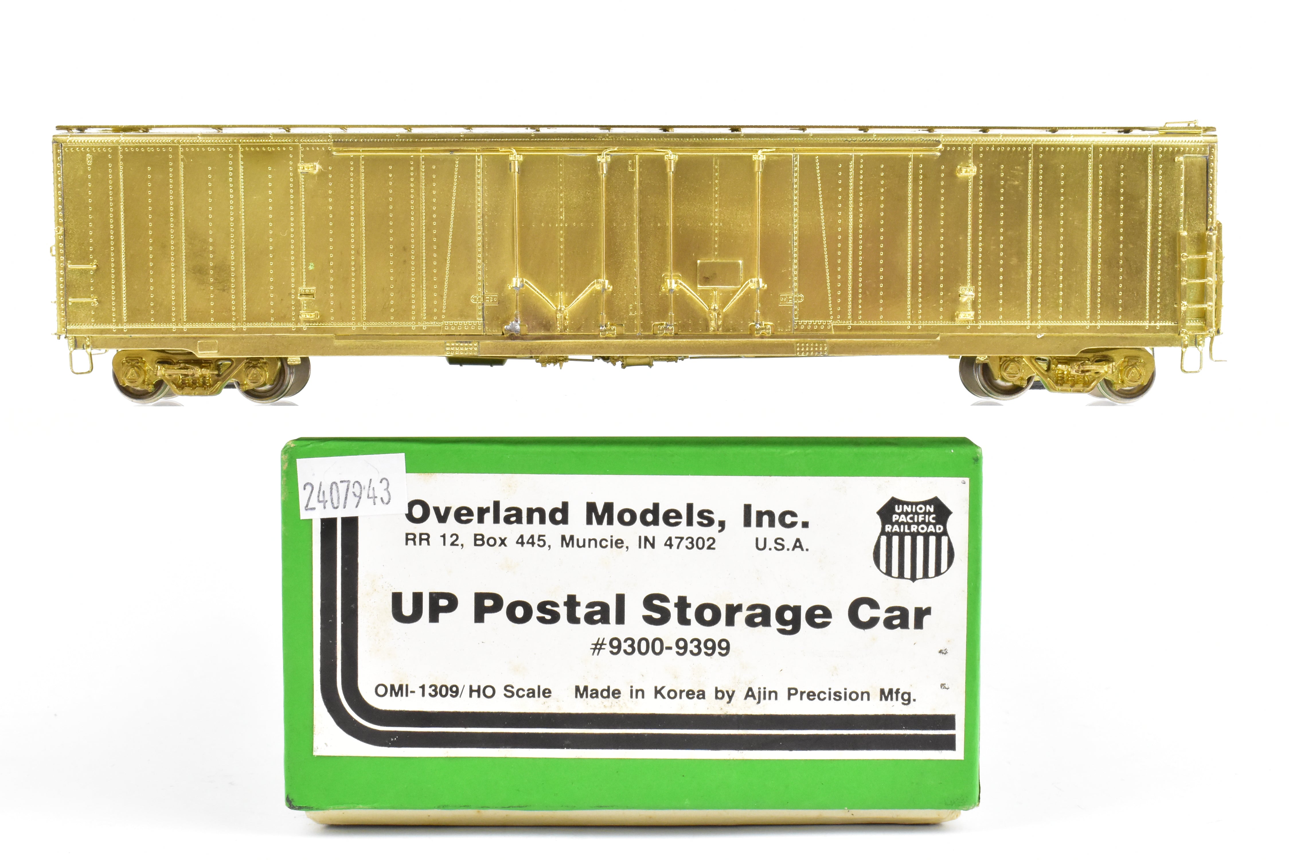 HO Brass OMI UP Union Pacific Postal Storage Car #9300 - 9399 Mint Condition