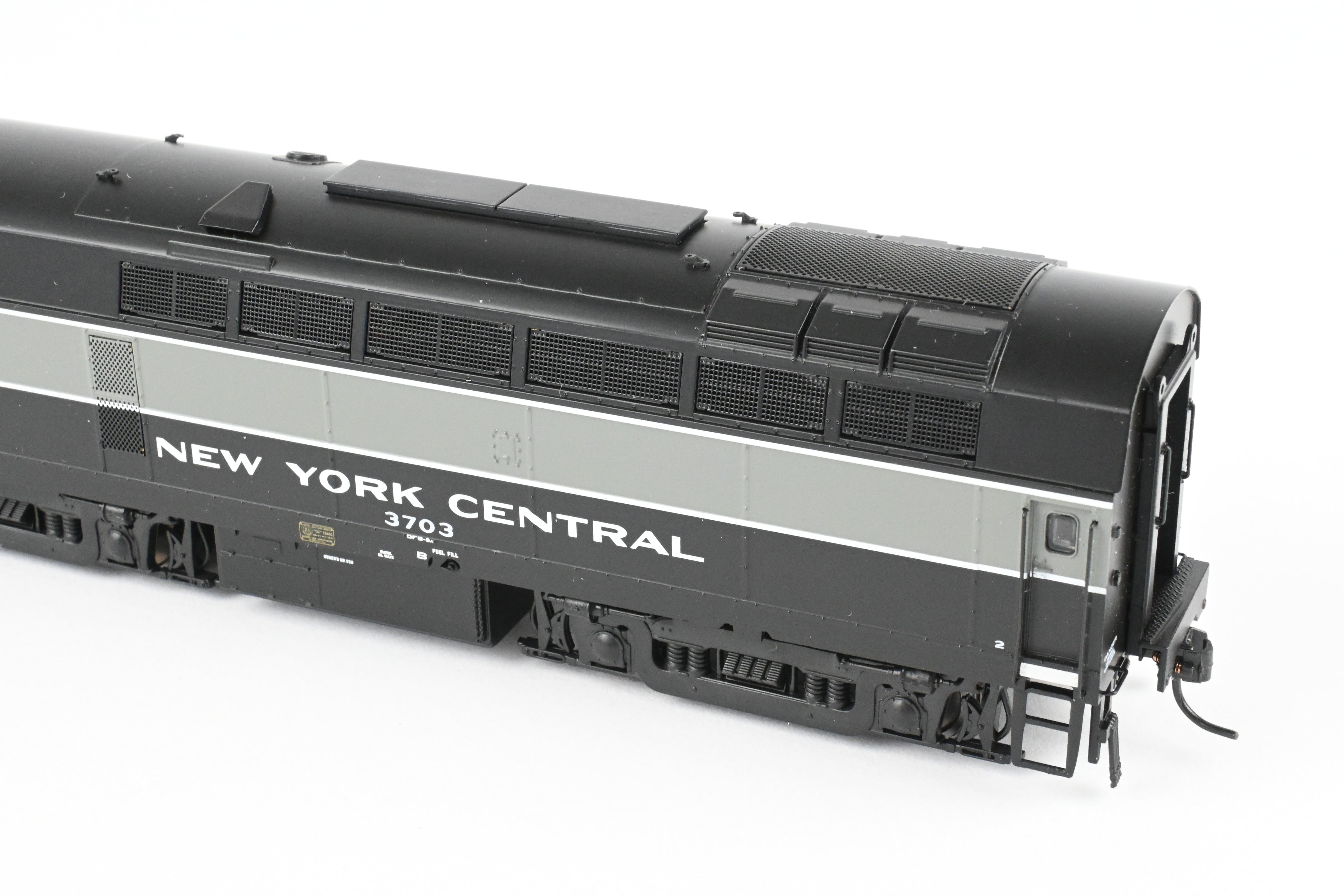 HO Scale Model Train - Broadway Limited Imports New York Central Baldwin RF - 16B Unit with Paragon 3 DCC and Sound, Factory - Painted Lighting Stripes, FP No. 3703