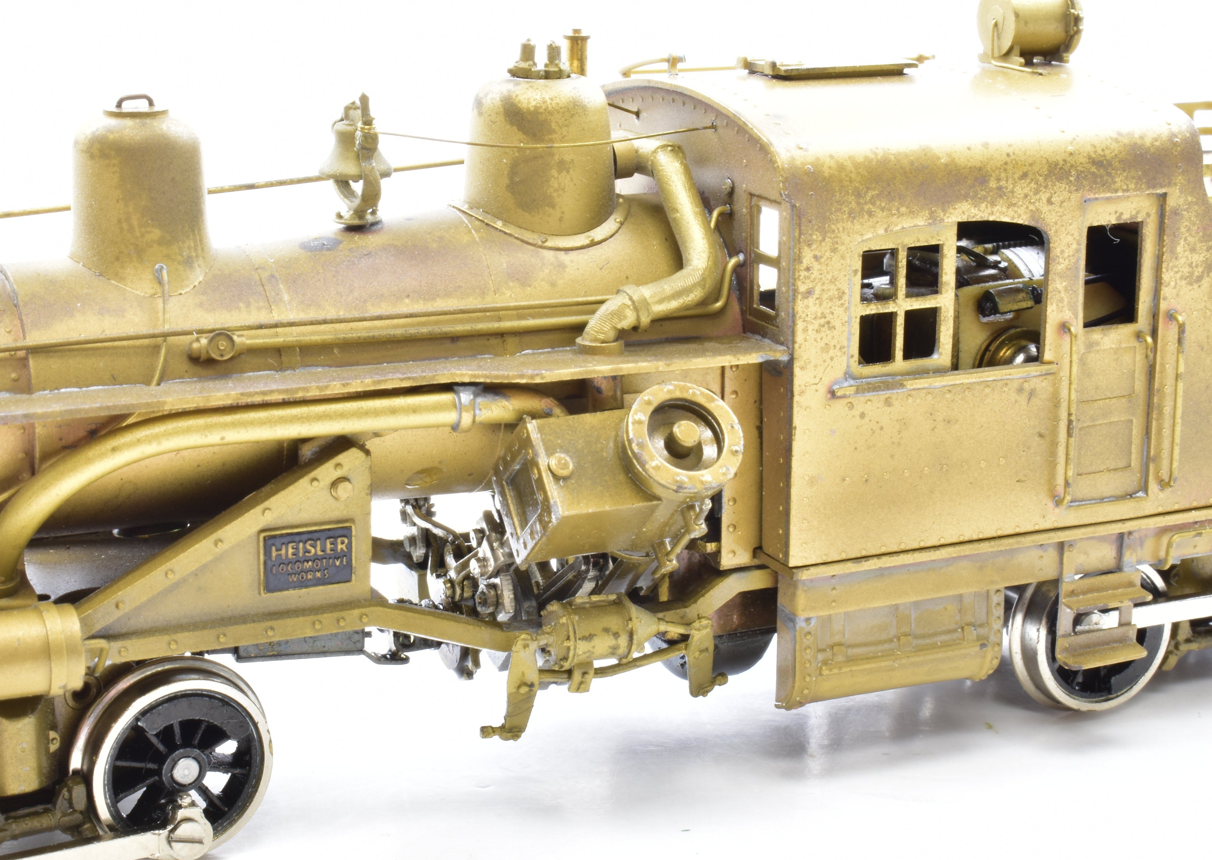 HO Scale Brass PFM - United 65 - Ton Heisler Geared Logging Locomotive Model for Railroad Enthusiasts