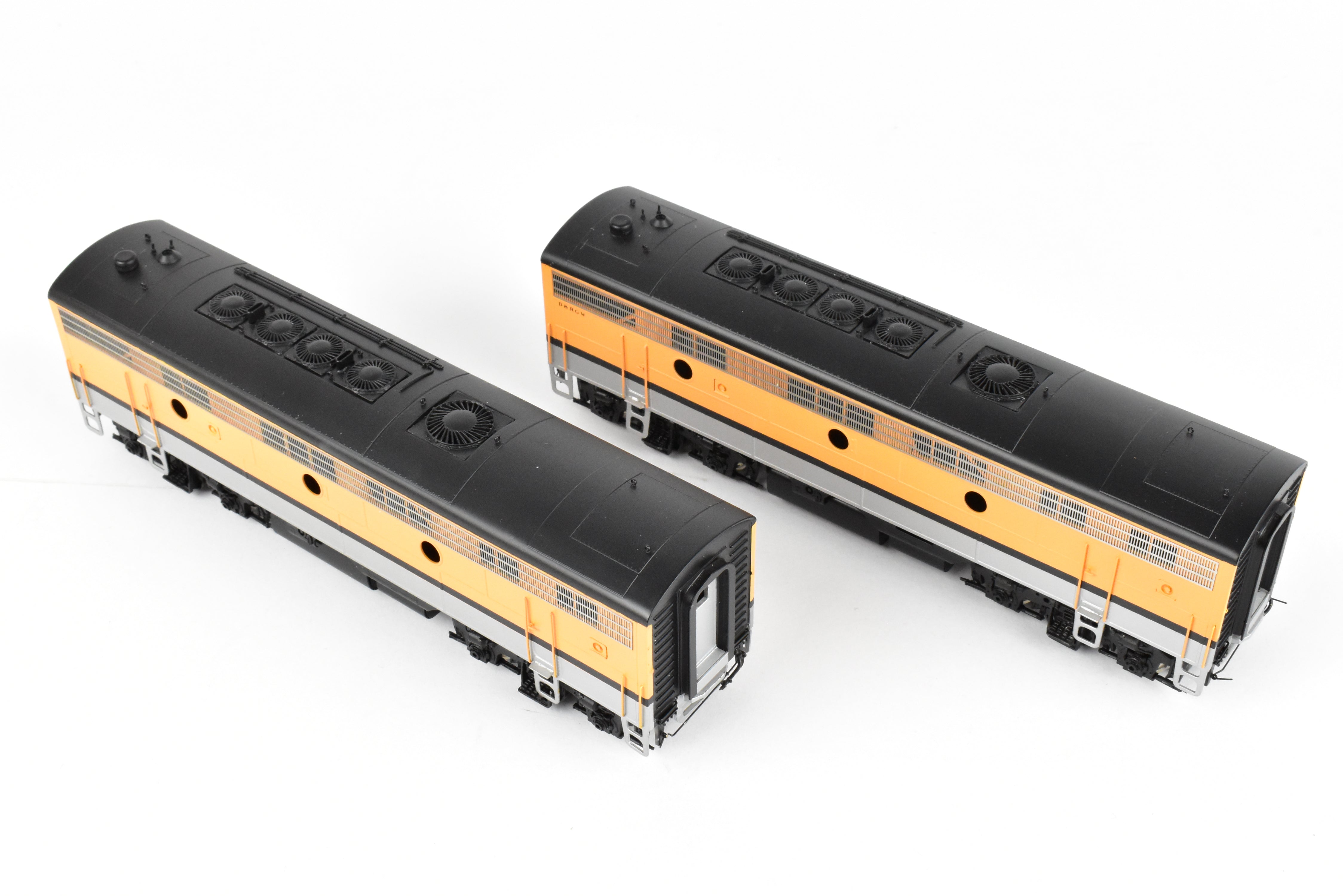 HO Scale Brass Oriental Limited D&RGW Rio Grande EMD F9 A/B/B Set, 1750 HP Factory Painted