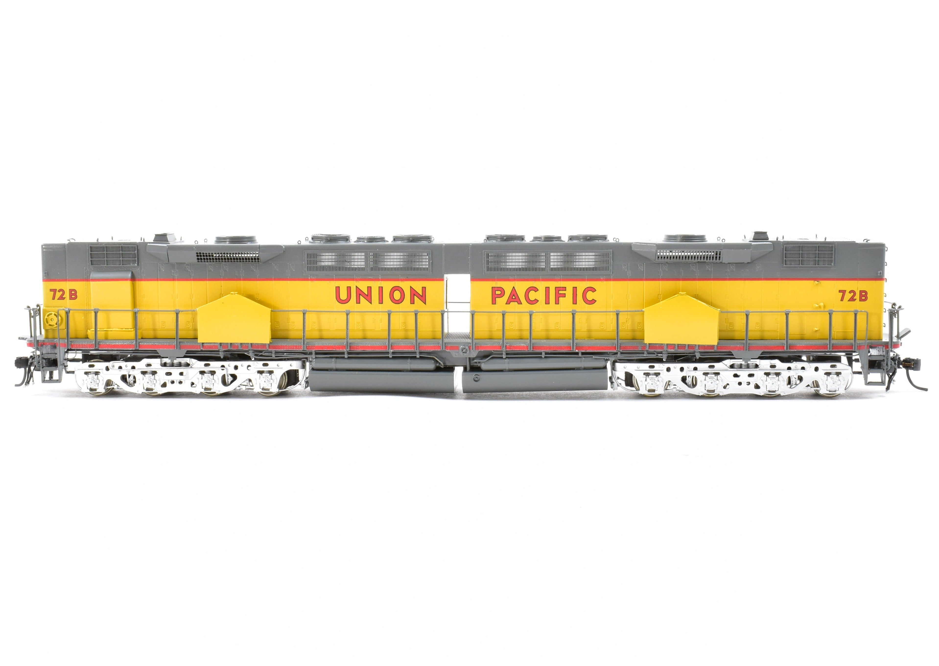HO Scale Brass Locomotive - Overland Models, Inc. (OMI) Union Pacific (UP) Modernized DD35 B with Sand Boxes and Factory - Equivalent Custom Painting