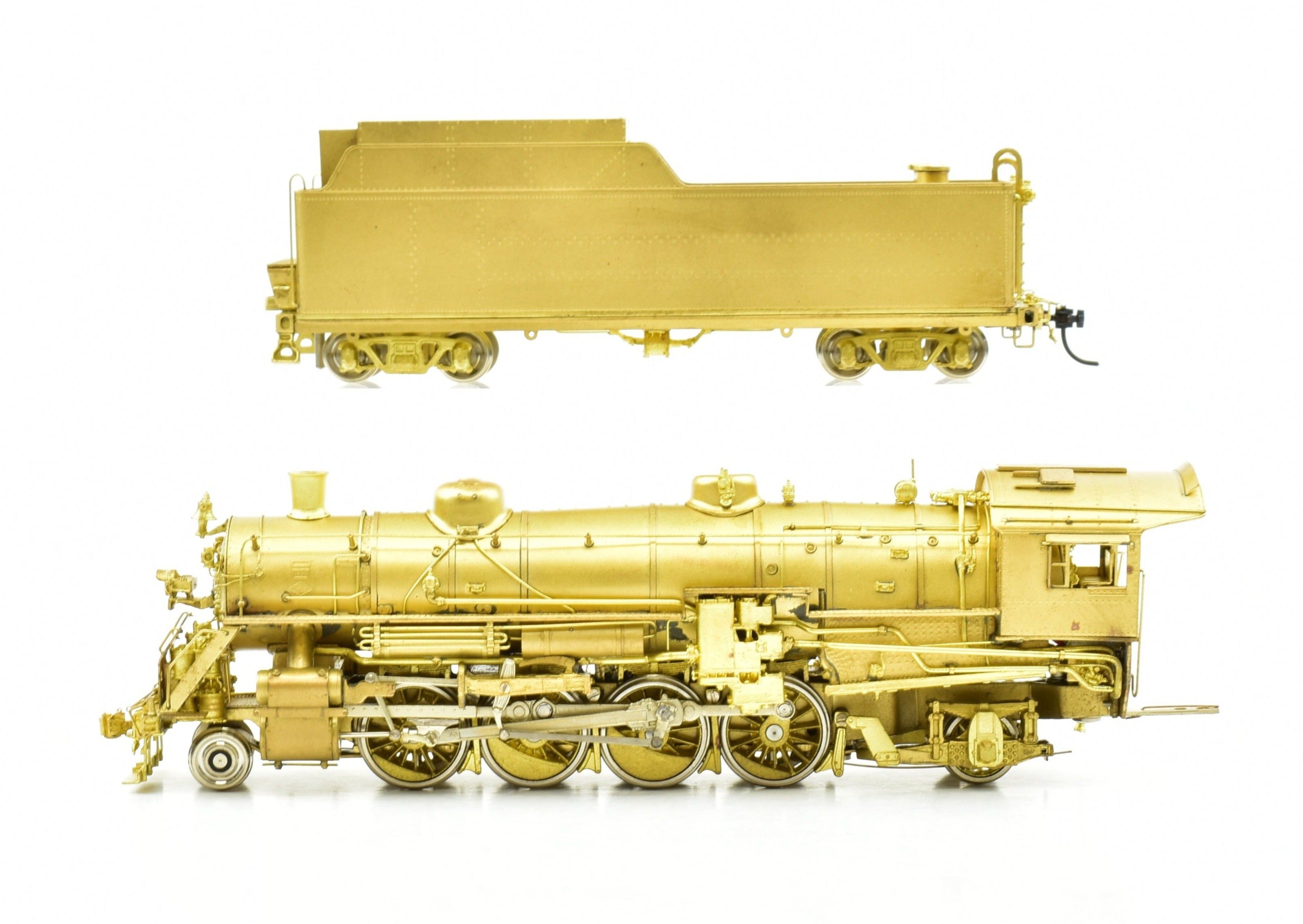 HO Scale Brass Key Imports Model of Akron Canton & Youngstown #407 2-8-2 USRA Light Mikado Locomotive