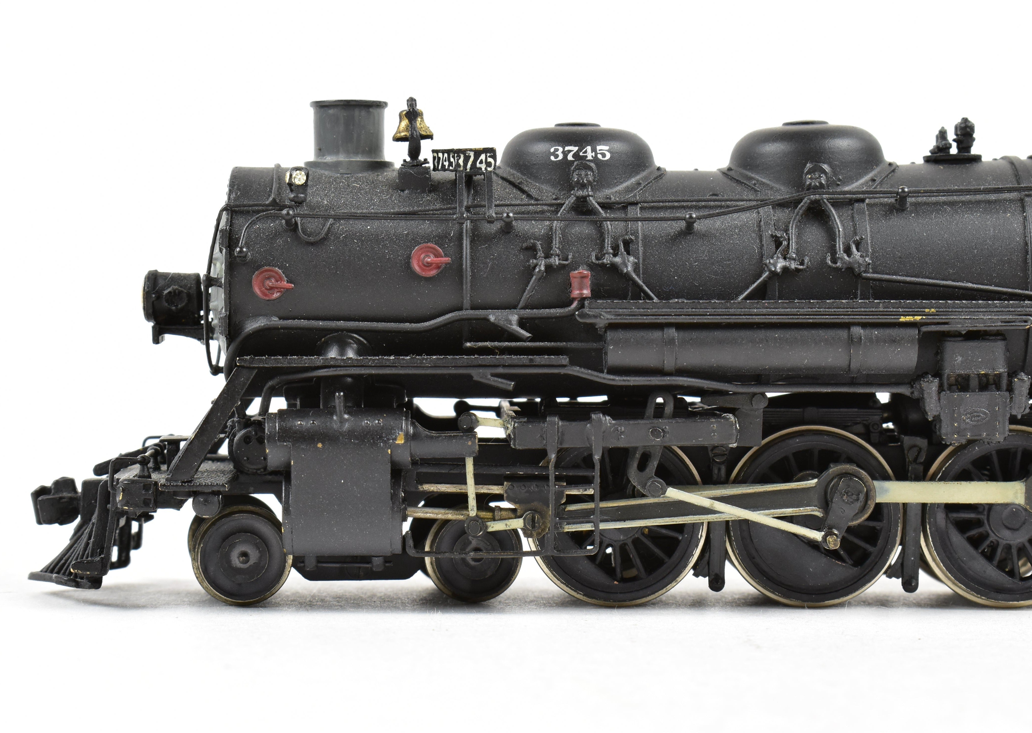 HO Scale Brass Model Train - Balboa ATSF - Santa Fe 3700 Class 4-8-2 Mountain Steam Locomotive CP #3745