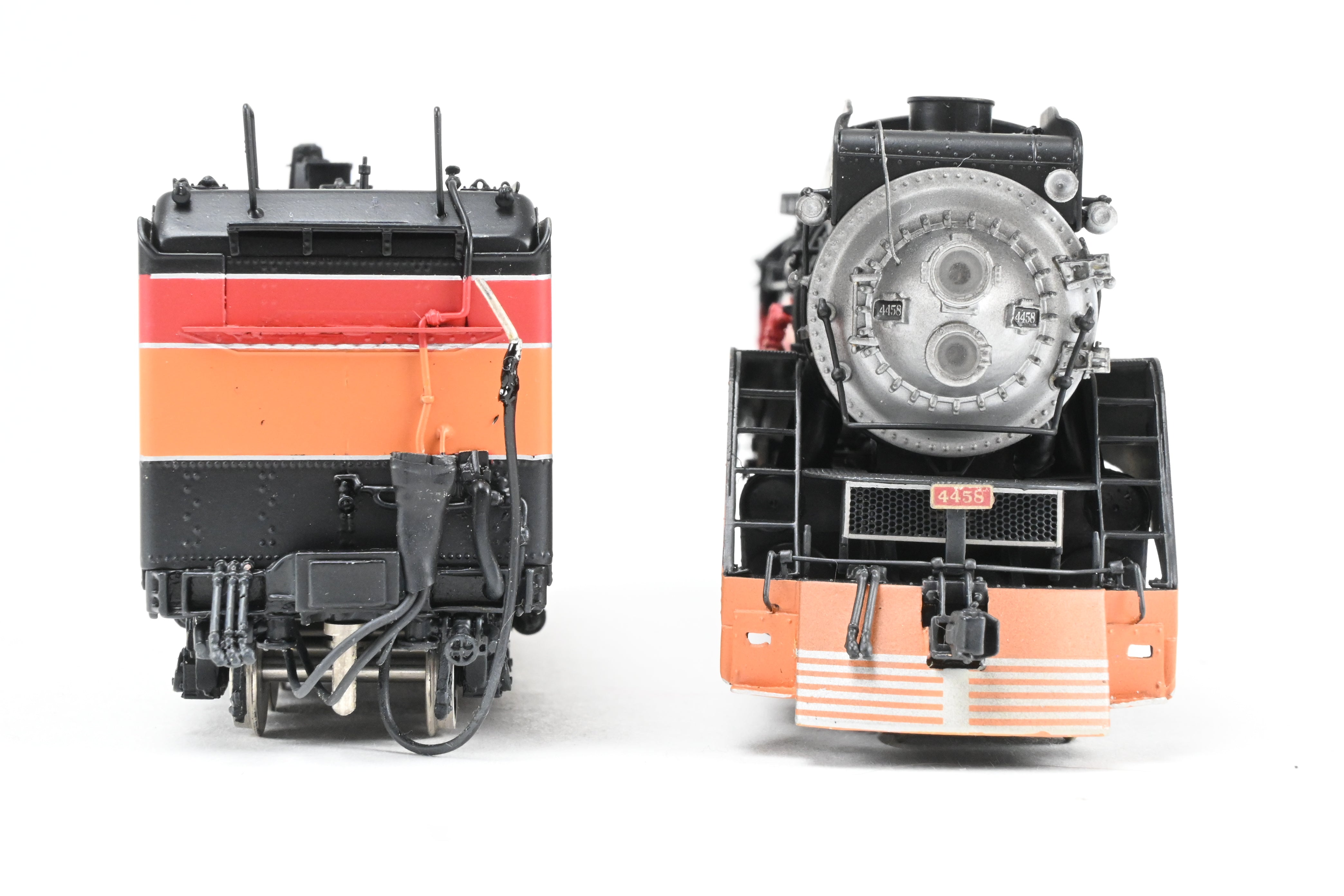 HO Scale Brass Model Train CON Key Imports SP - Southern Pacific GS - 5 4 - 8 - 4 Late Daylight Custom Series #84 Road No. 4458 with Light Weathering and PFM Sound Function