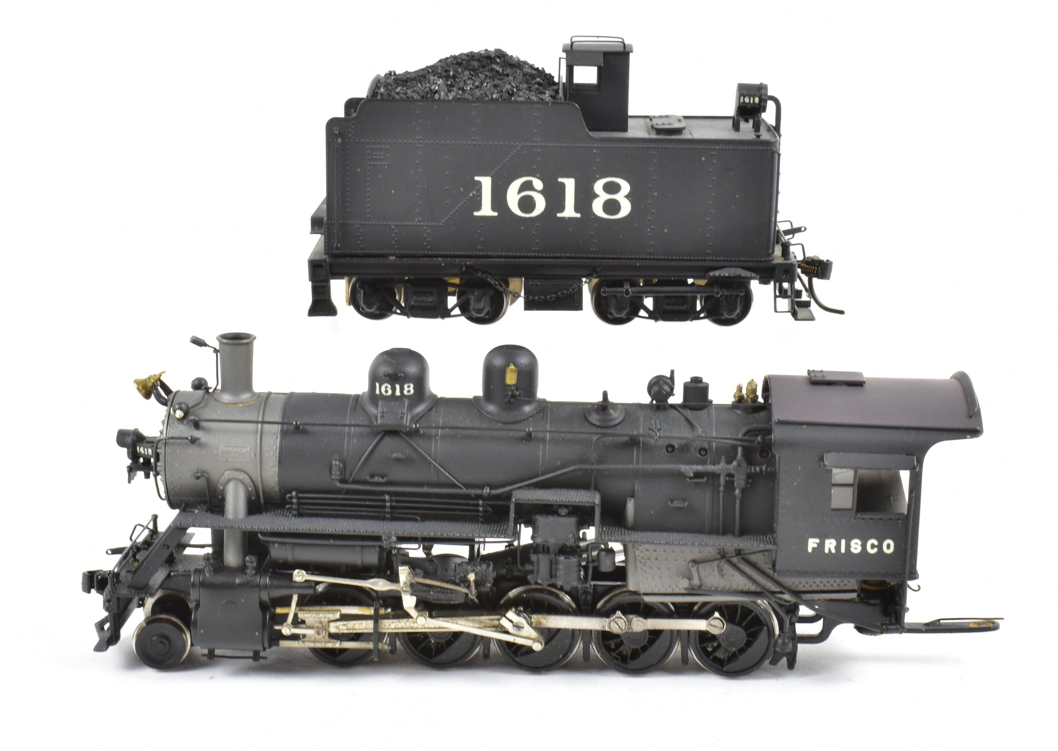 HO Scale Brass PFM - United SLSF - Frisco 2-10-0 Decapod Custom Painted Model Train #1618