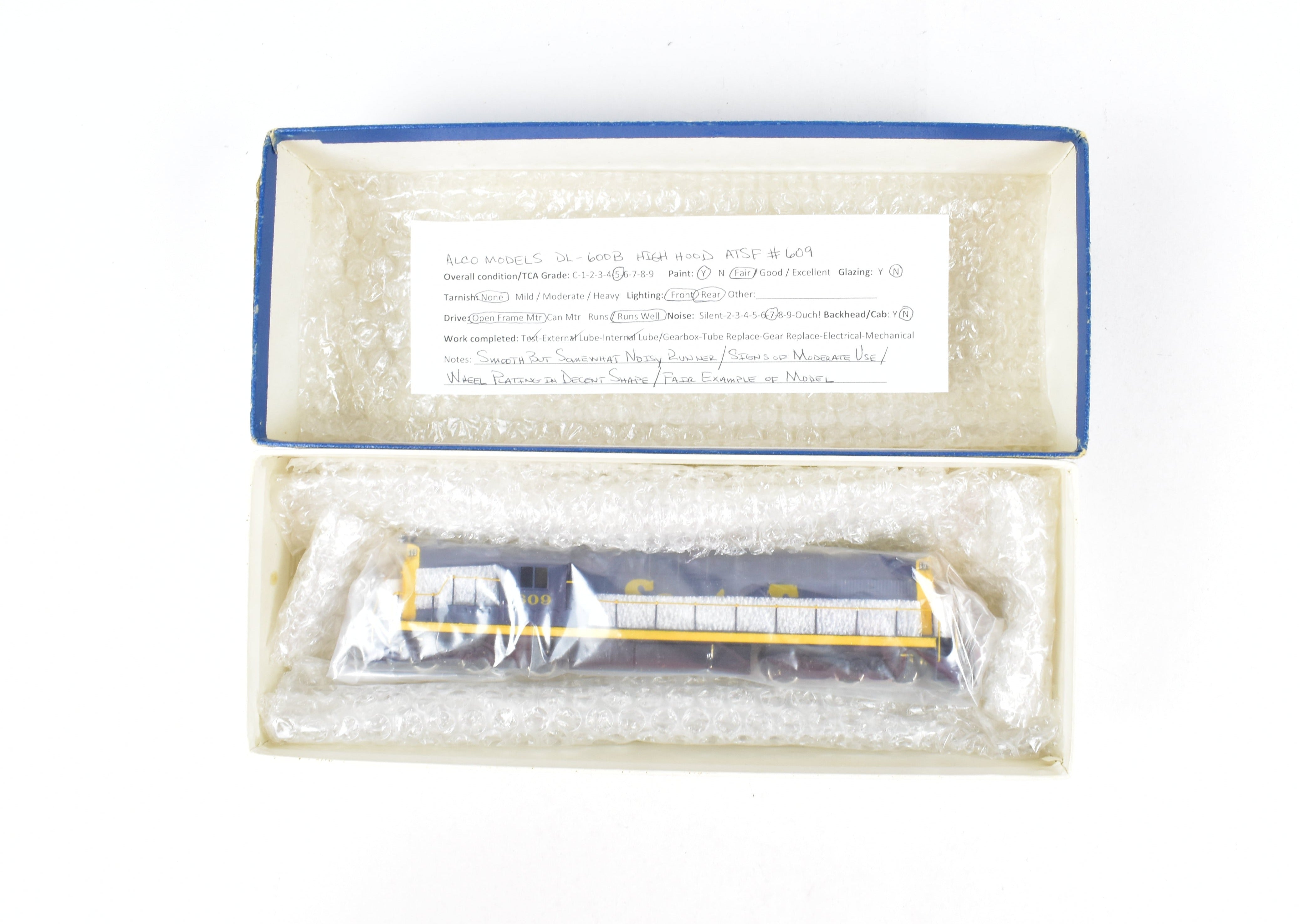 HO Scale Brass Alco Model of ATSF - Santa Fe ALCO DL600B RSD15 High Hood Version for Canadian Pacific Railway