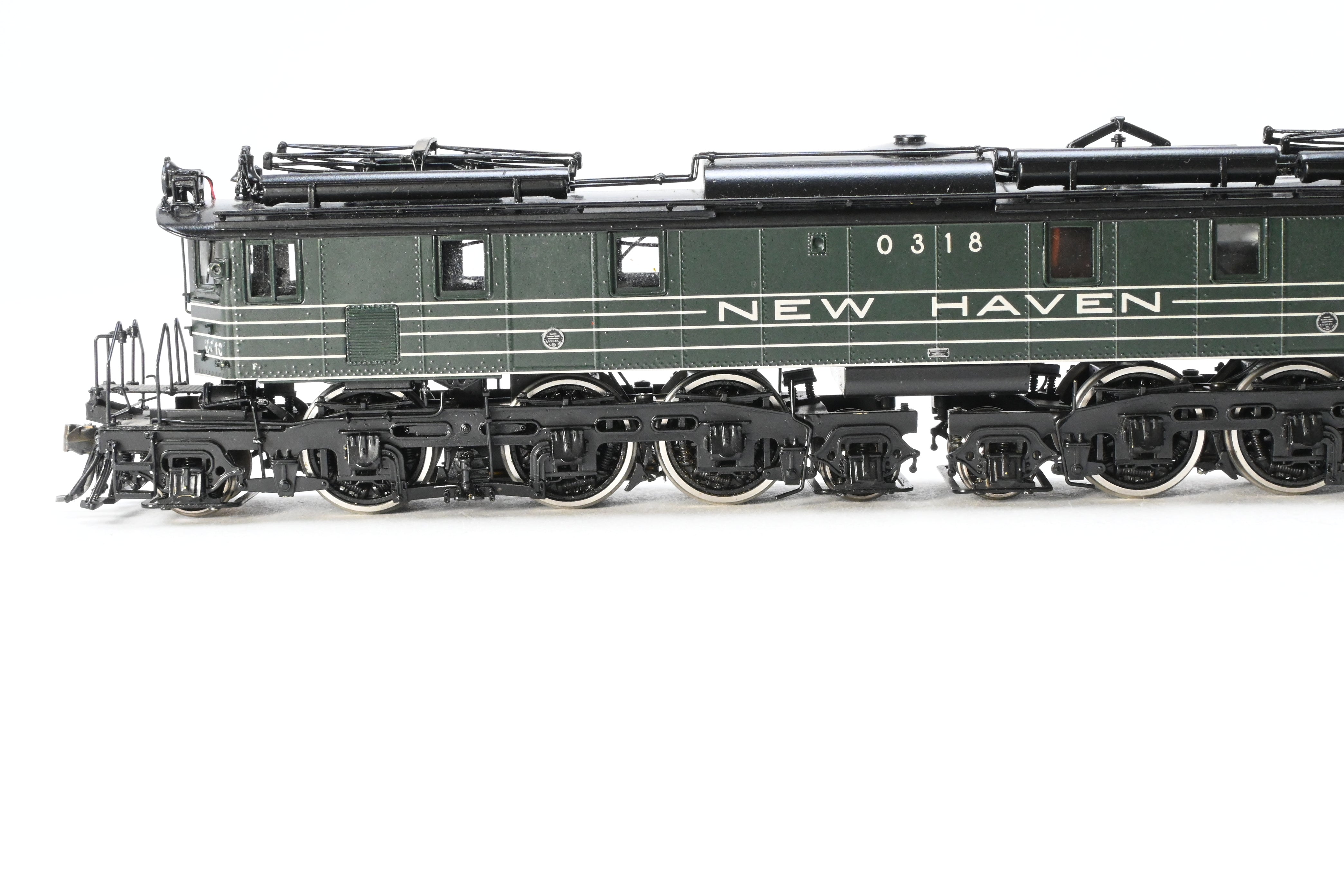 HO Brass CON Railworks NH New Haven EP - 2 Box Cab Electric FP 0318 w/ Tsunami2 DCC & Sound, Minor Damage