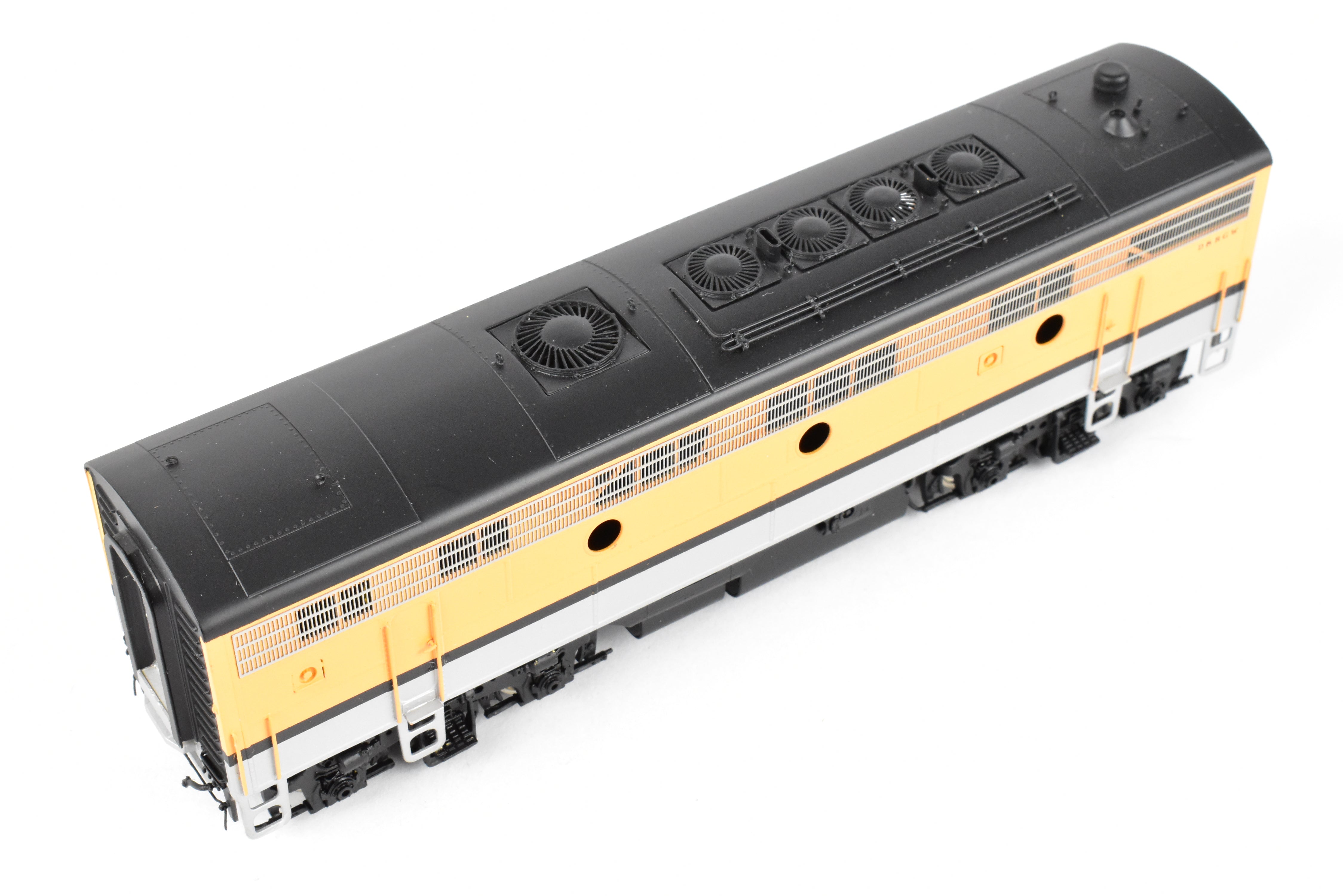 HO Scale Brass Model Train - Oriental Limited D&RGW Rio Grande EMD F9 A/B/B Set with 1750 HP Each and Factory Painted Finish