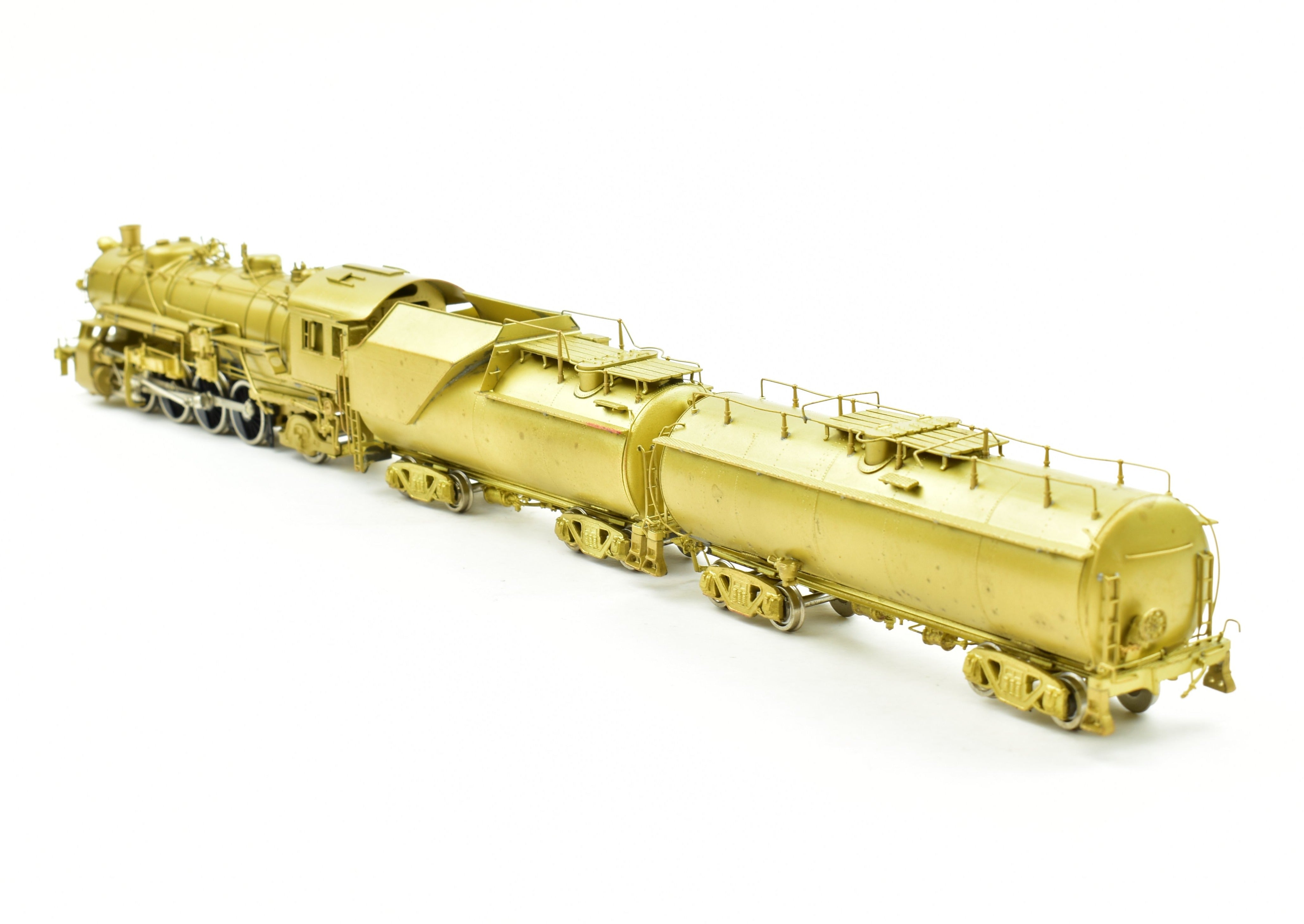 HO Scale Brass Model Train - Westside Model Co. Baltimore & Ohio Q - 4b 2 - 8 - 2 Mikado Steam Locomotive With Auxiliary Tender