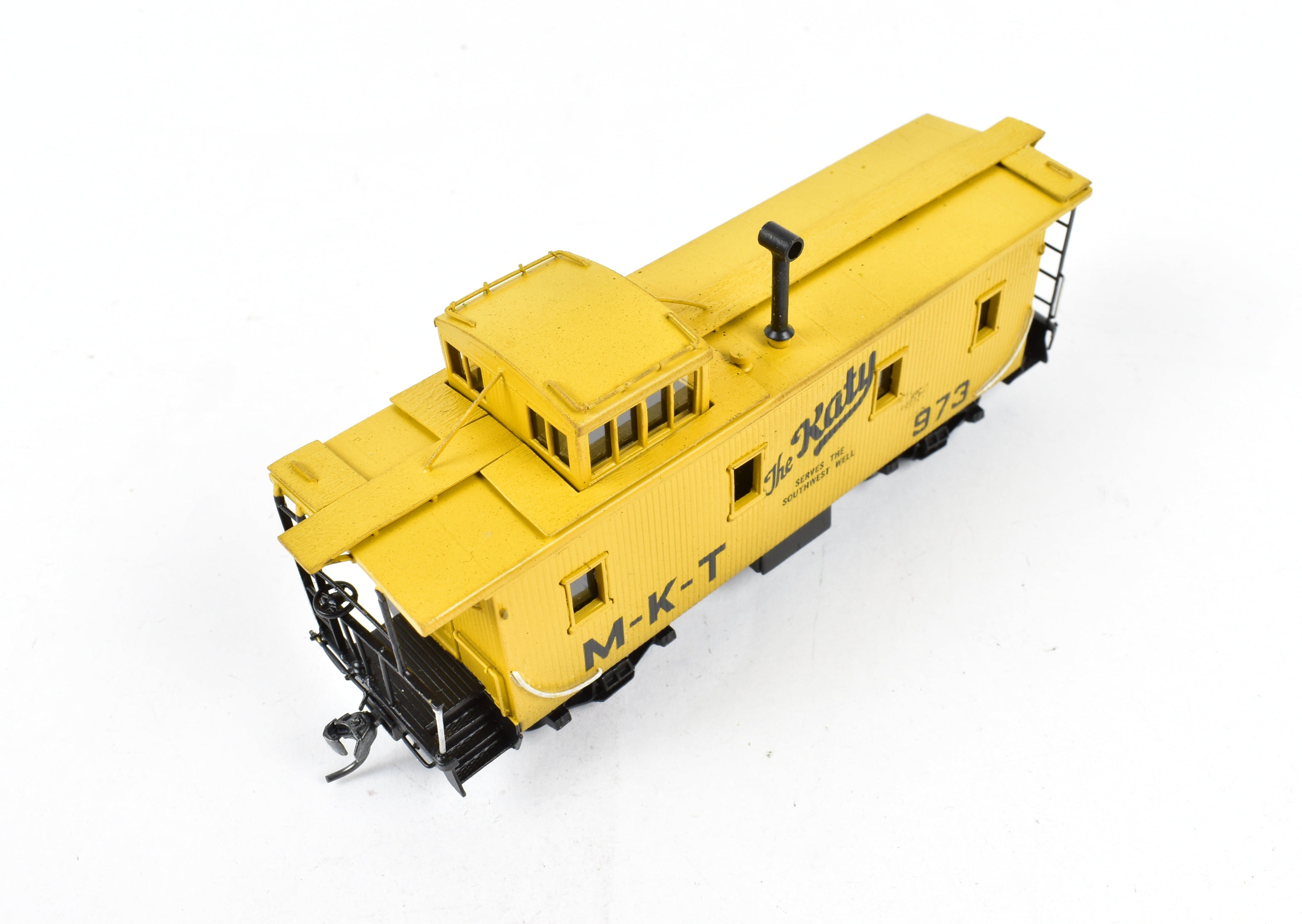 Hallmark Models HO Brass Missouri Kansas Texas Katy Wood Sheathed Caboose, No Original Box