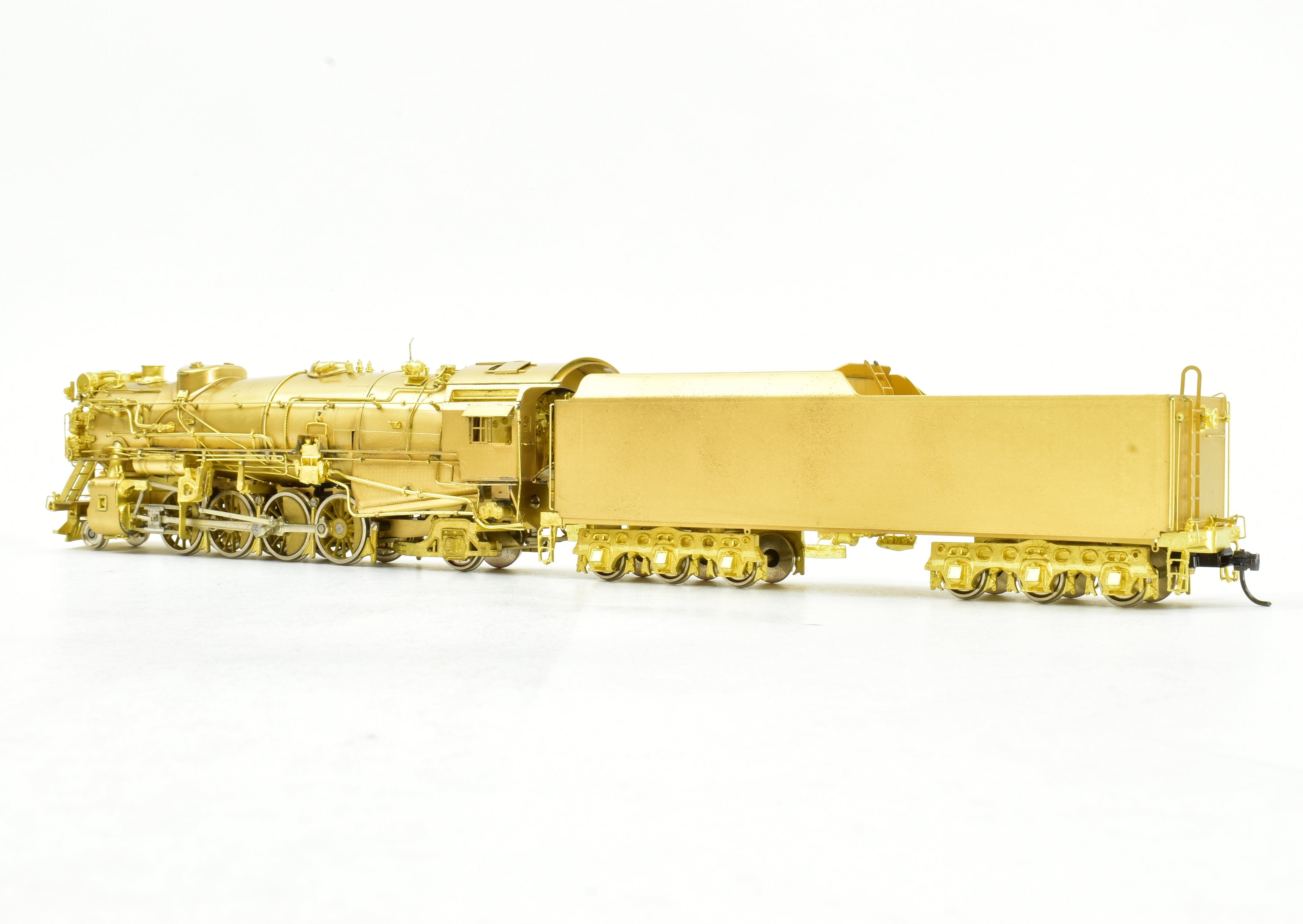 HO Scale Brass Model Train - Key Imports C&O Chesapeake & Ohio K3a Class 2-8-2 Mikado Locomotive with Elesco Feed Water Heater and 21RA Tender