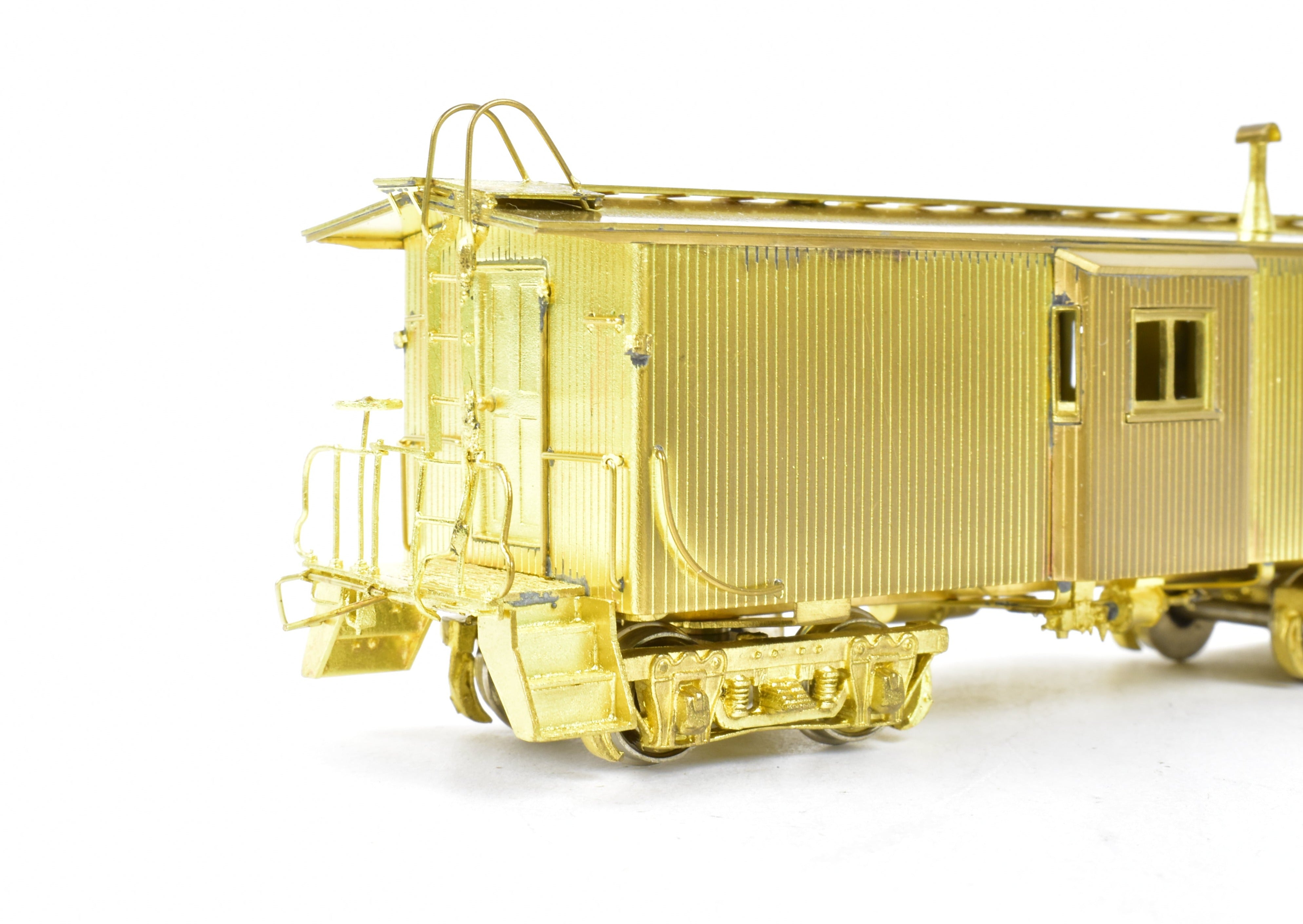 HO Brass OMI CSTtP M&O C&NW Wood Bay - Window Caboose #6076 Omaha Road