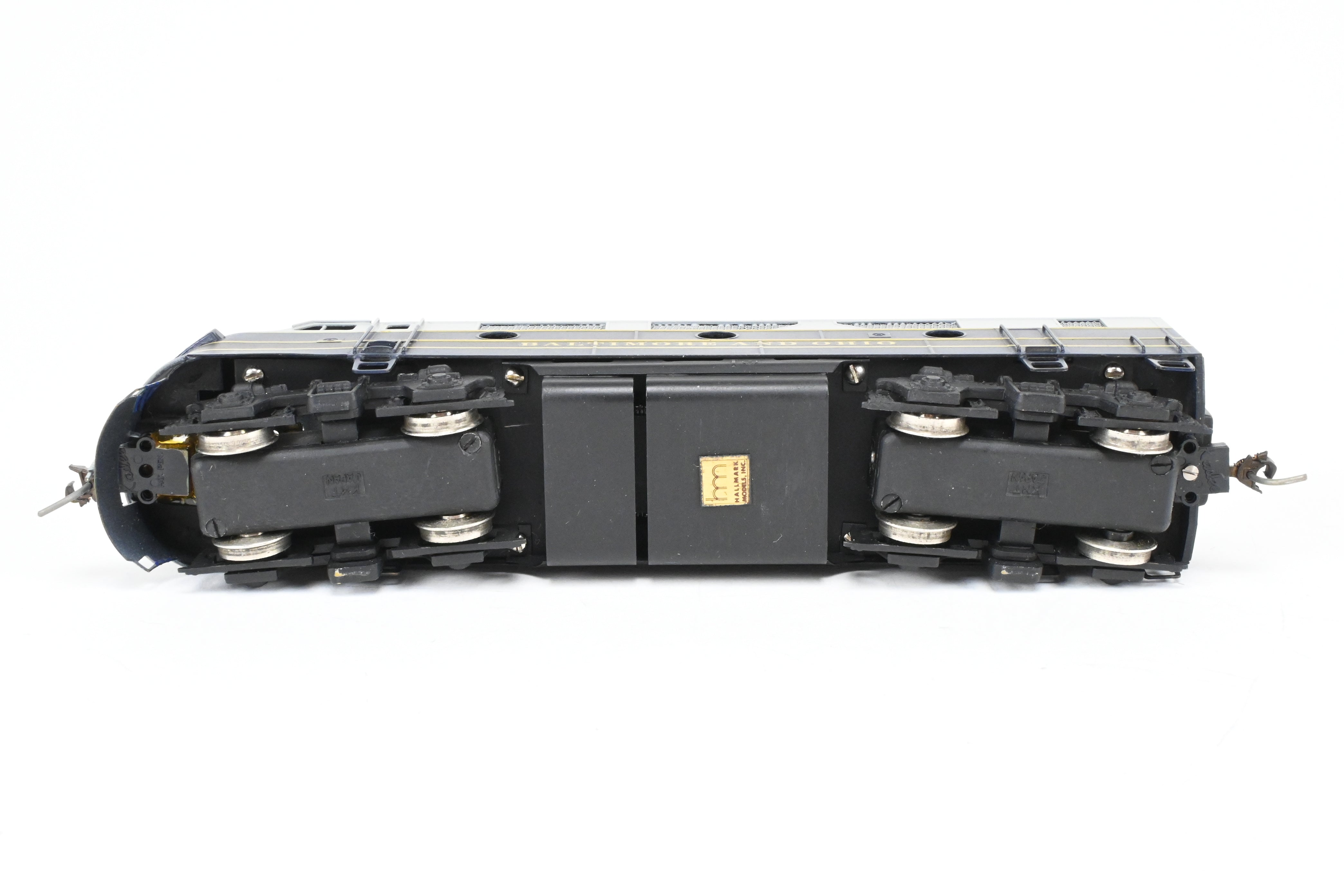 HO Scale Brass Hallmark B&O EMD F3 A/B Set - Powered A, Unpowered B