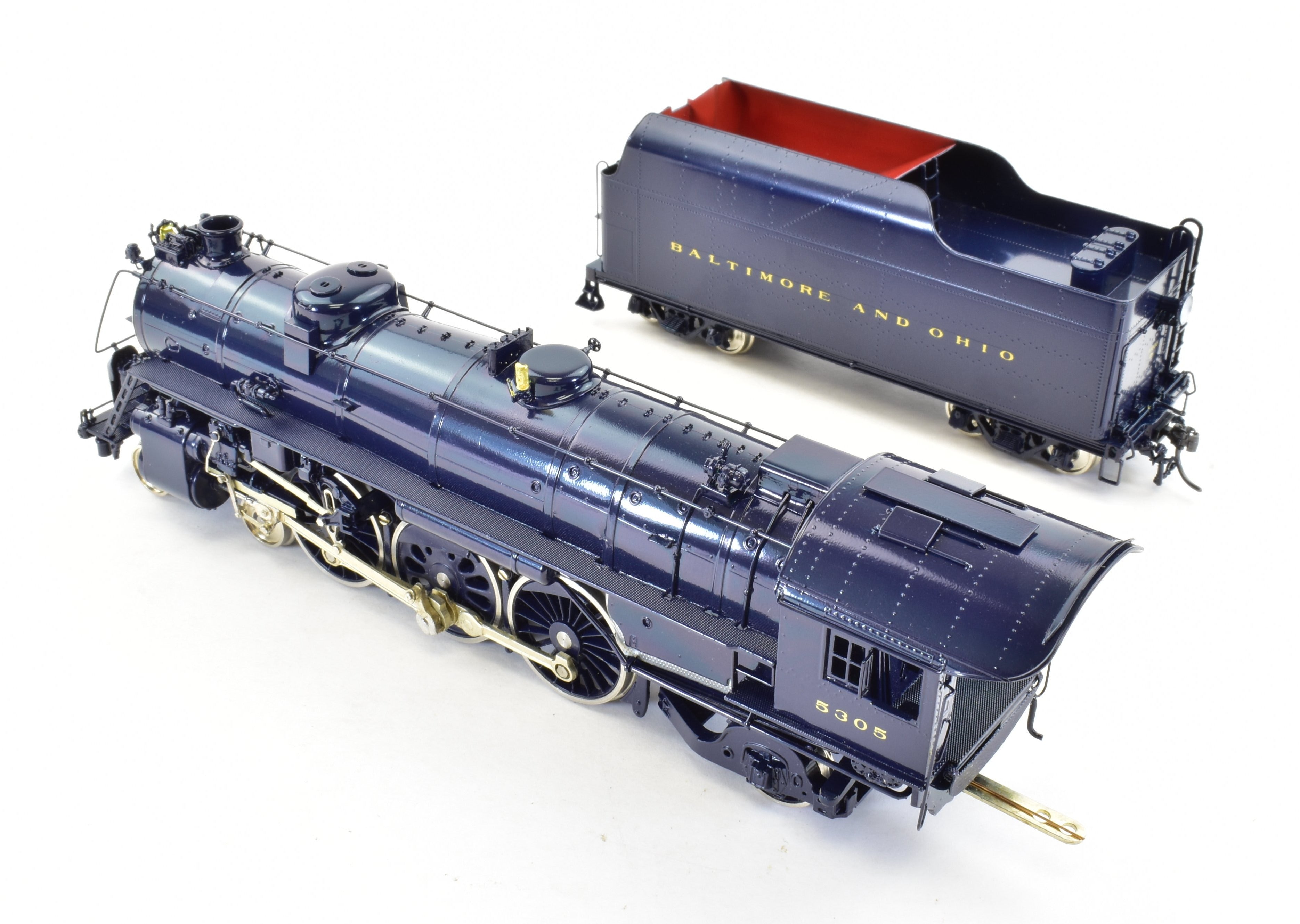 HO Scale Brass Key Imports B&O (Baltimore & Ohio) P-7C 4-6-2 Pacific Custom Series Steam Locomotive Model #47 FP