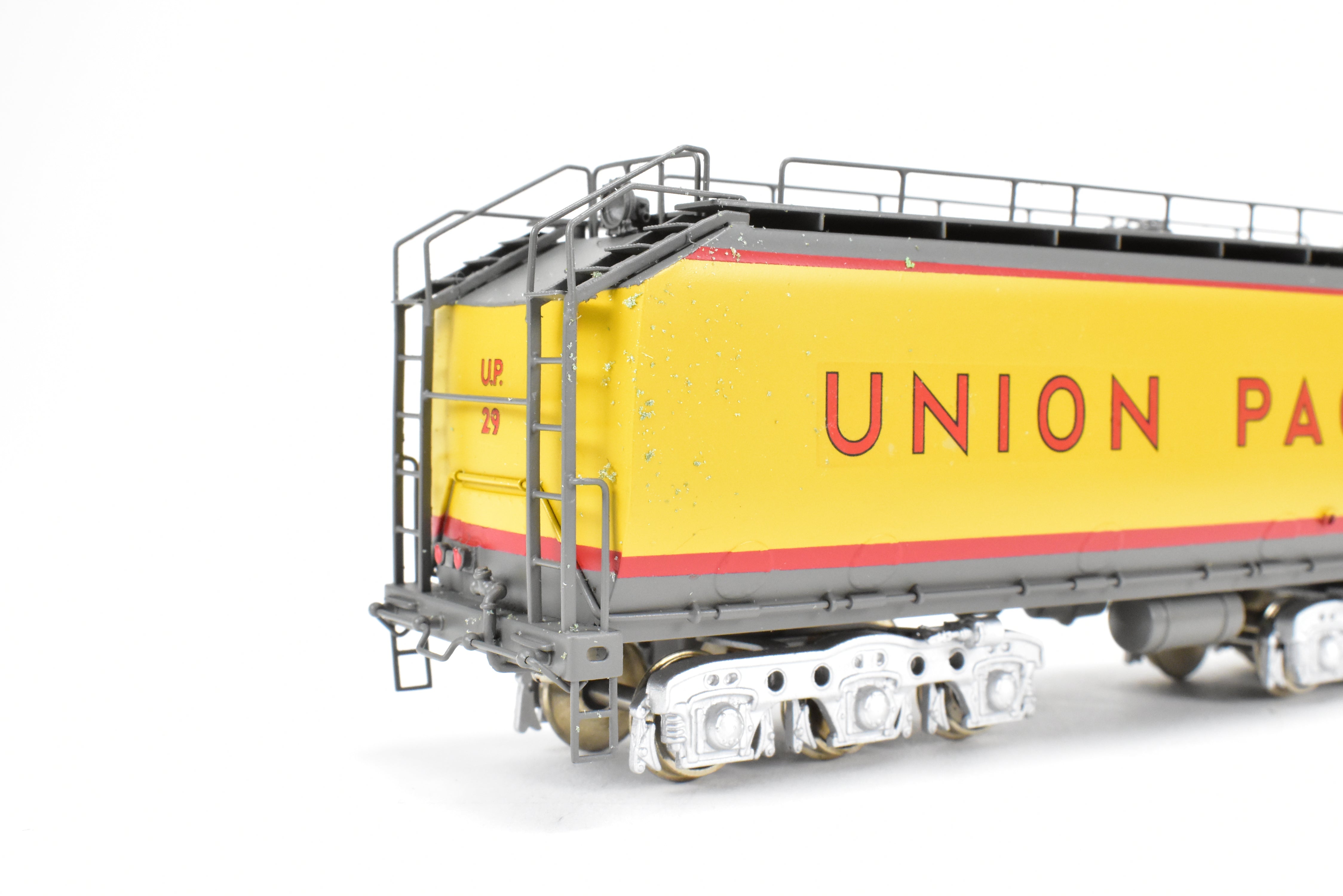 High - Quality HO Scale Brass Alco Models Union Pacific 3 - Unit Gas Turbine Electric Locomotive Set - Professionally Painted #29 & 29B