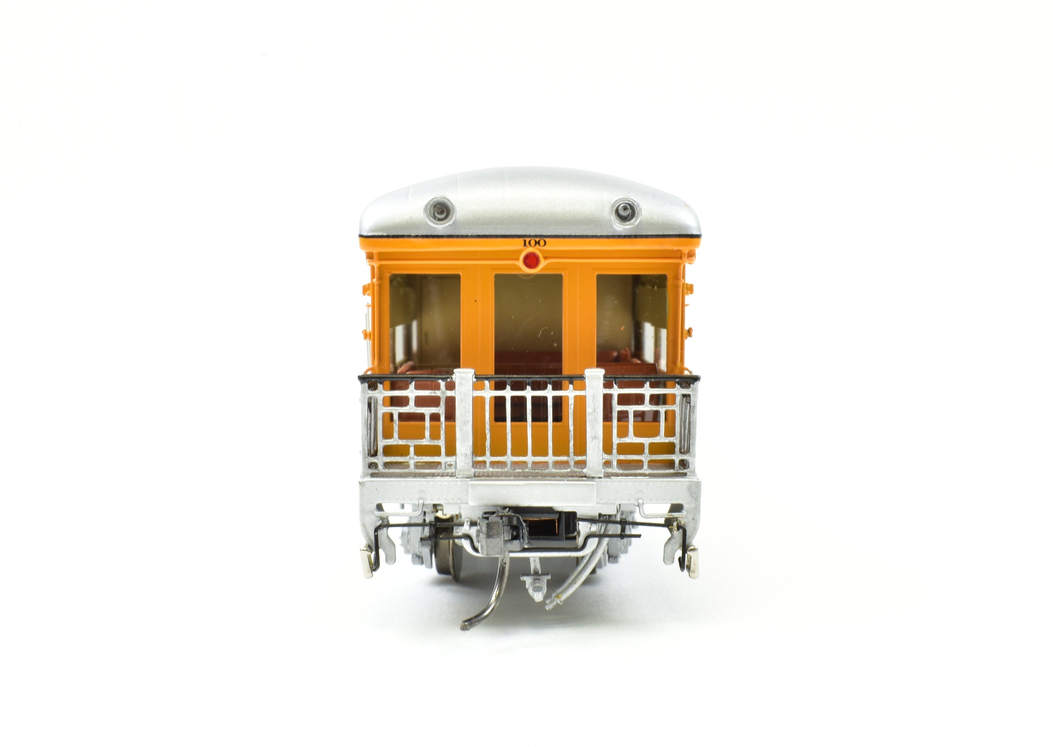 HO Scale Brass Division Point (D&RGW - Denver & Rio Grande Western) Lightweight Business Car with Kansas Factory Paint, Ideal for Model Train Enthusiasts