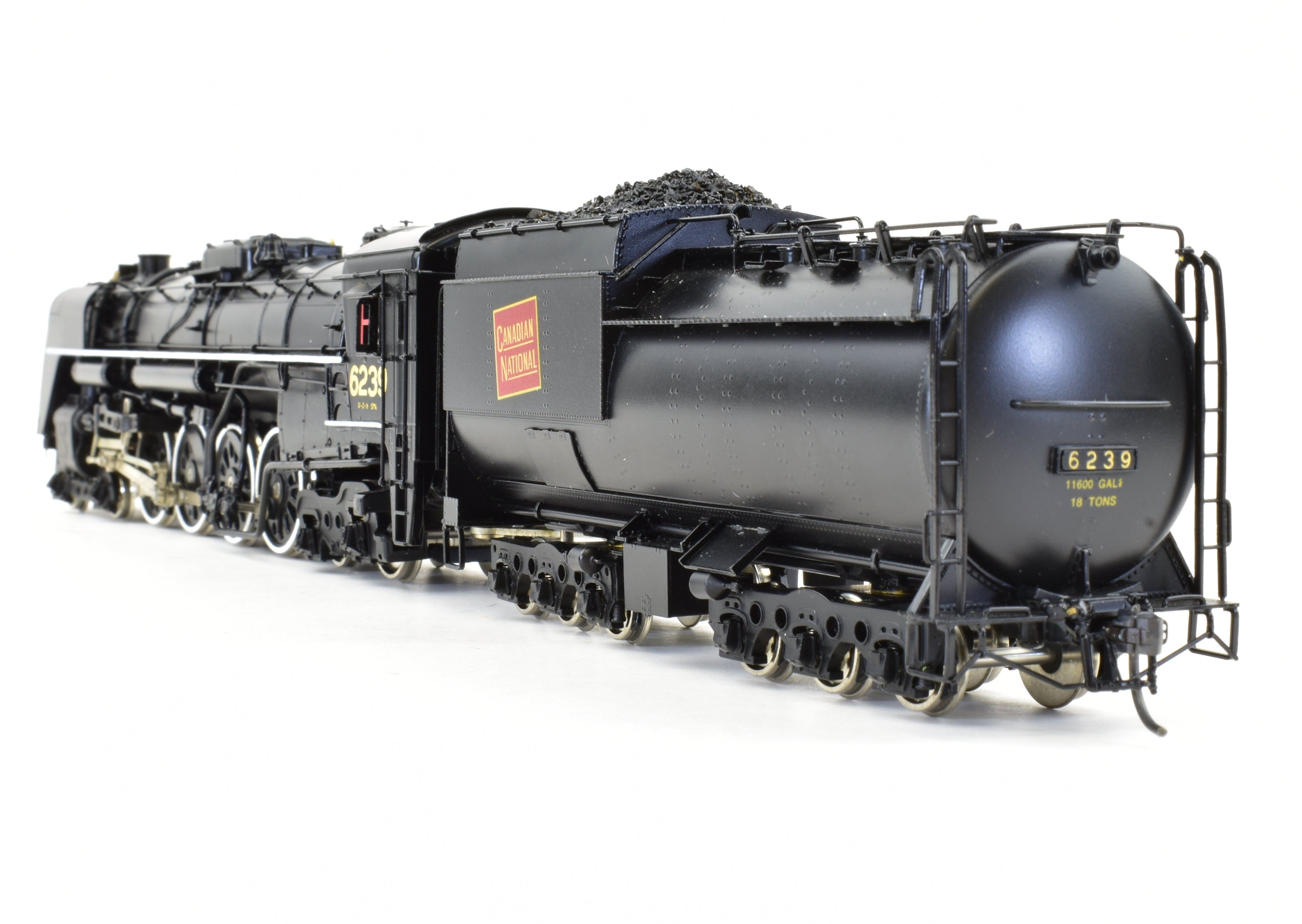 HO Scale Brass Model Train - Van Hobbies CNR (Canadian National Railway) 4-8-4 Class U-2-H Locomotive #6239 FP