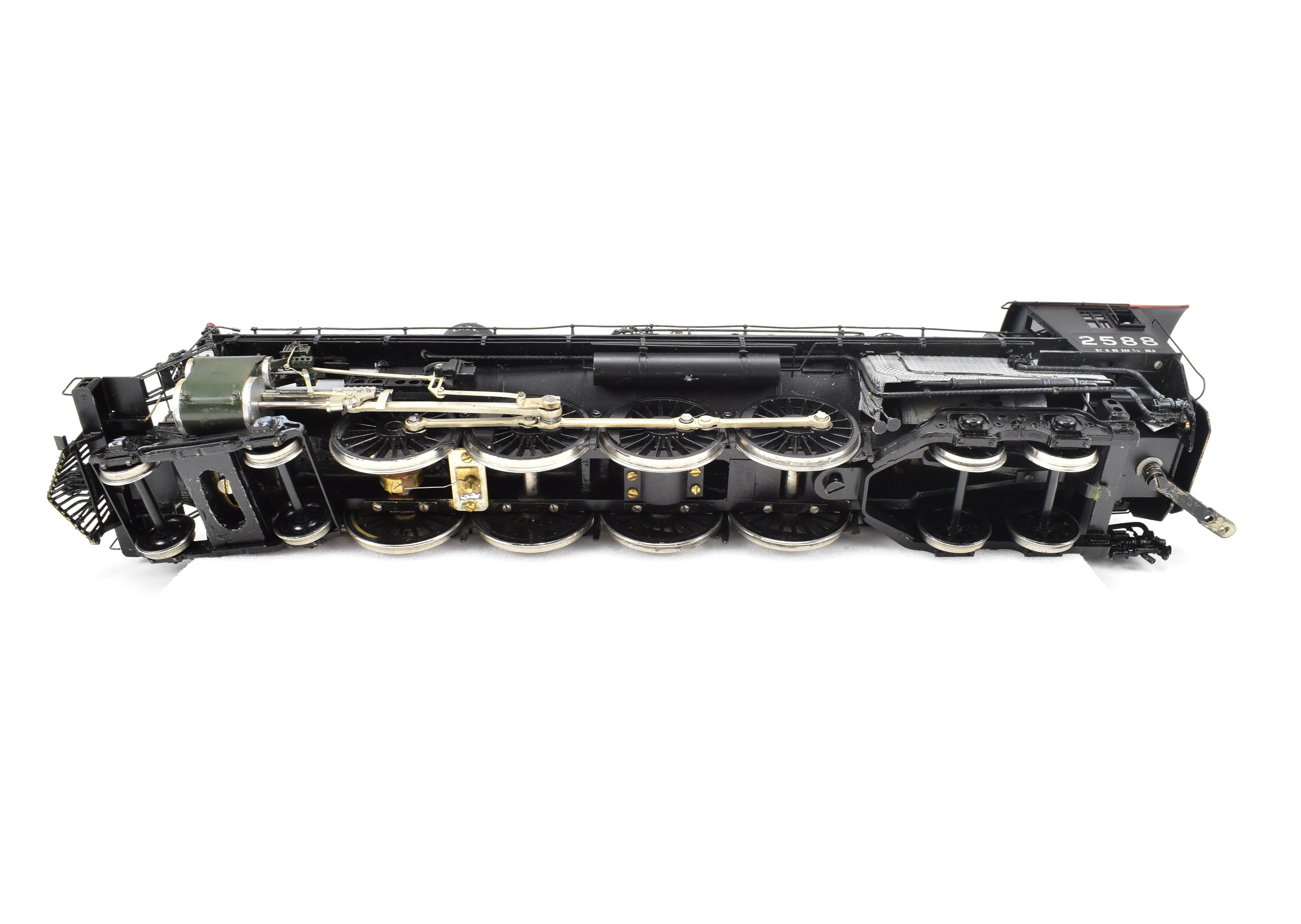 O Scale Brass Model Train - Sunset Models Great Northern S - 2 Class 4 - 8 - 4 Custom Painted Locomotive No. 2588