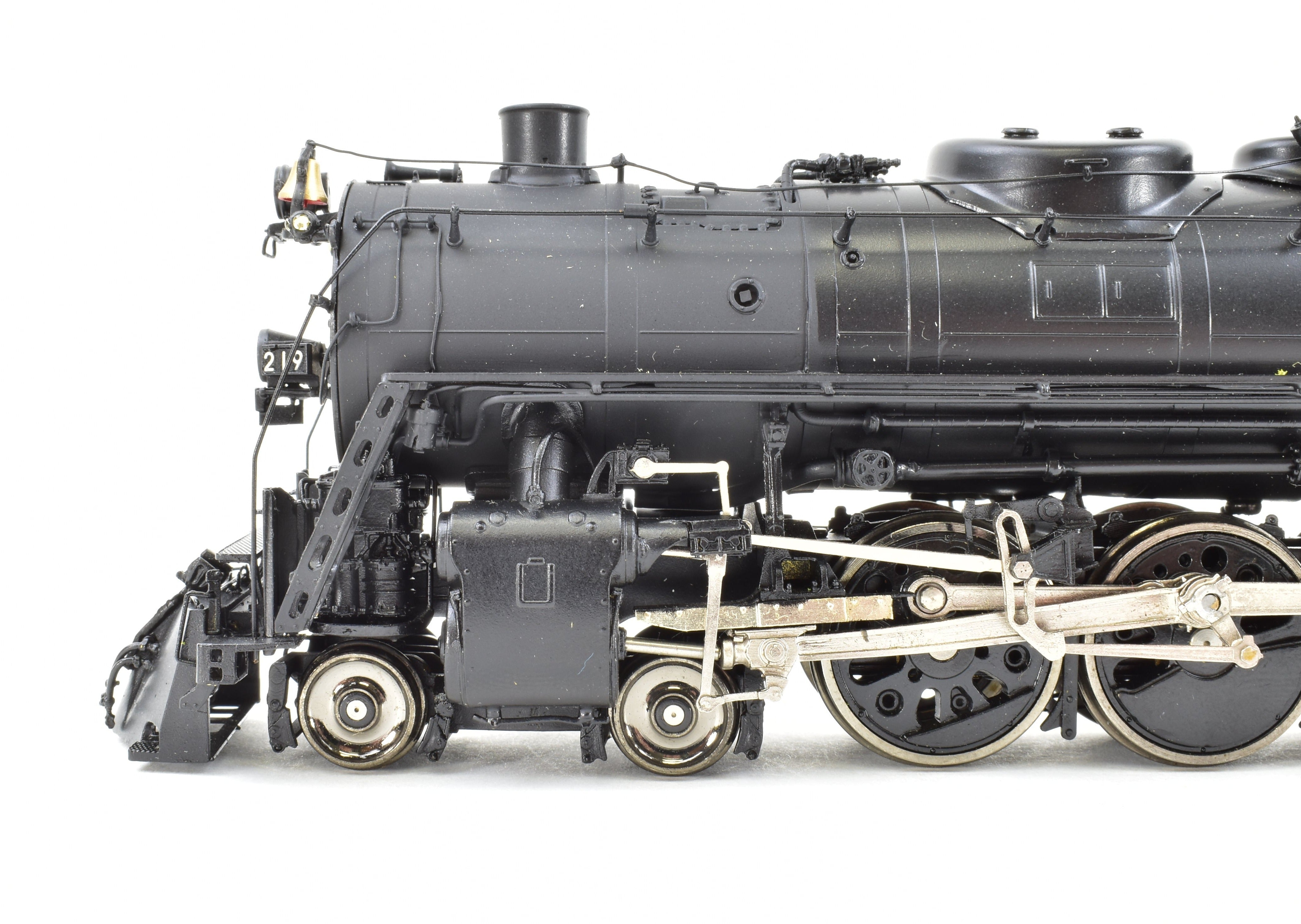 HO Scale Brass Model Train - Overland Models, Inc. MILW - Milwaukee Road S2a 4-8-4 - FP No. 219, High - Quality Collectible Model