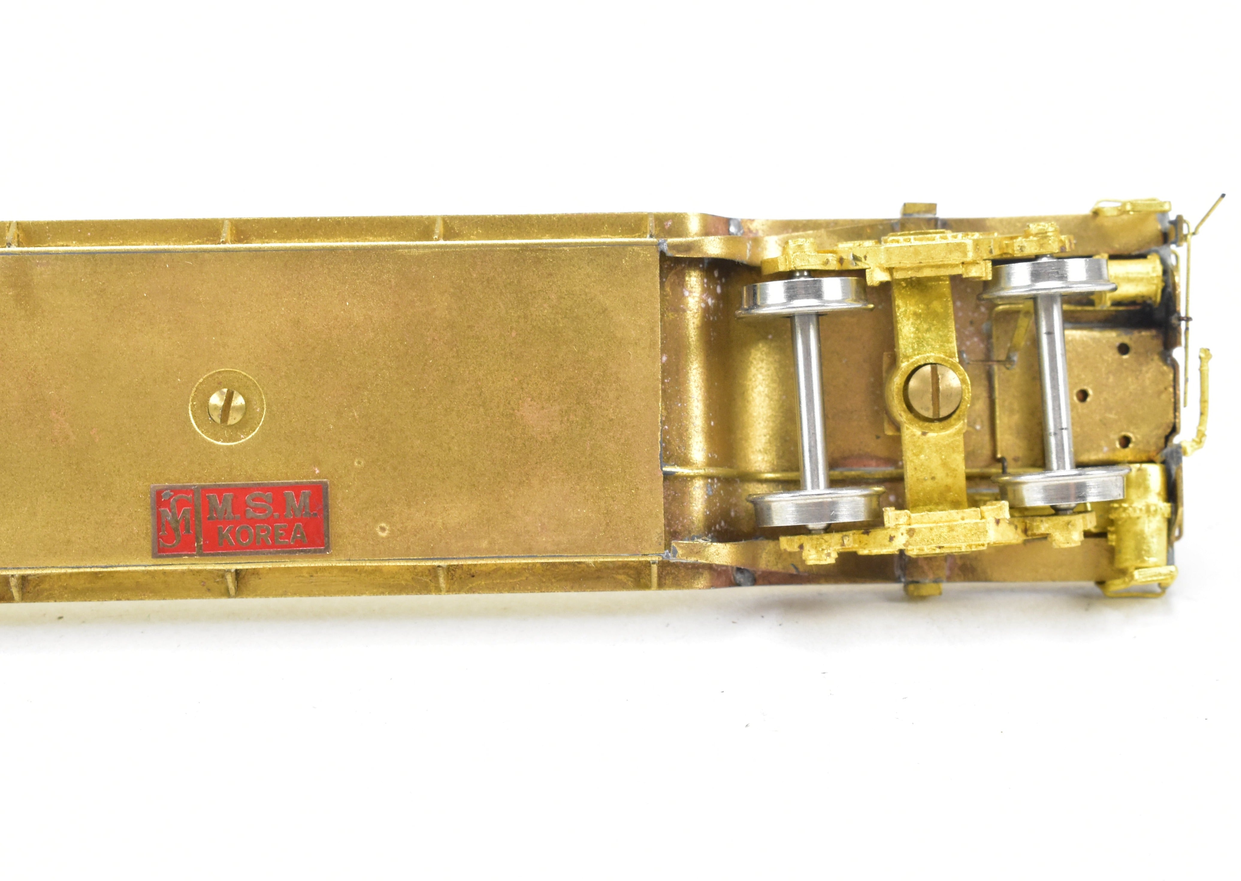 HO Brass 45' Depressed Center Flat Car by OMI - Various Roads