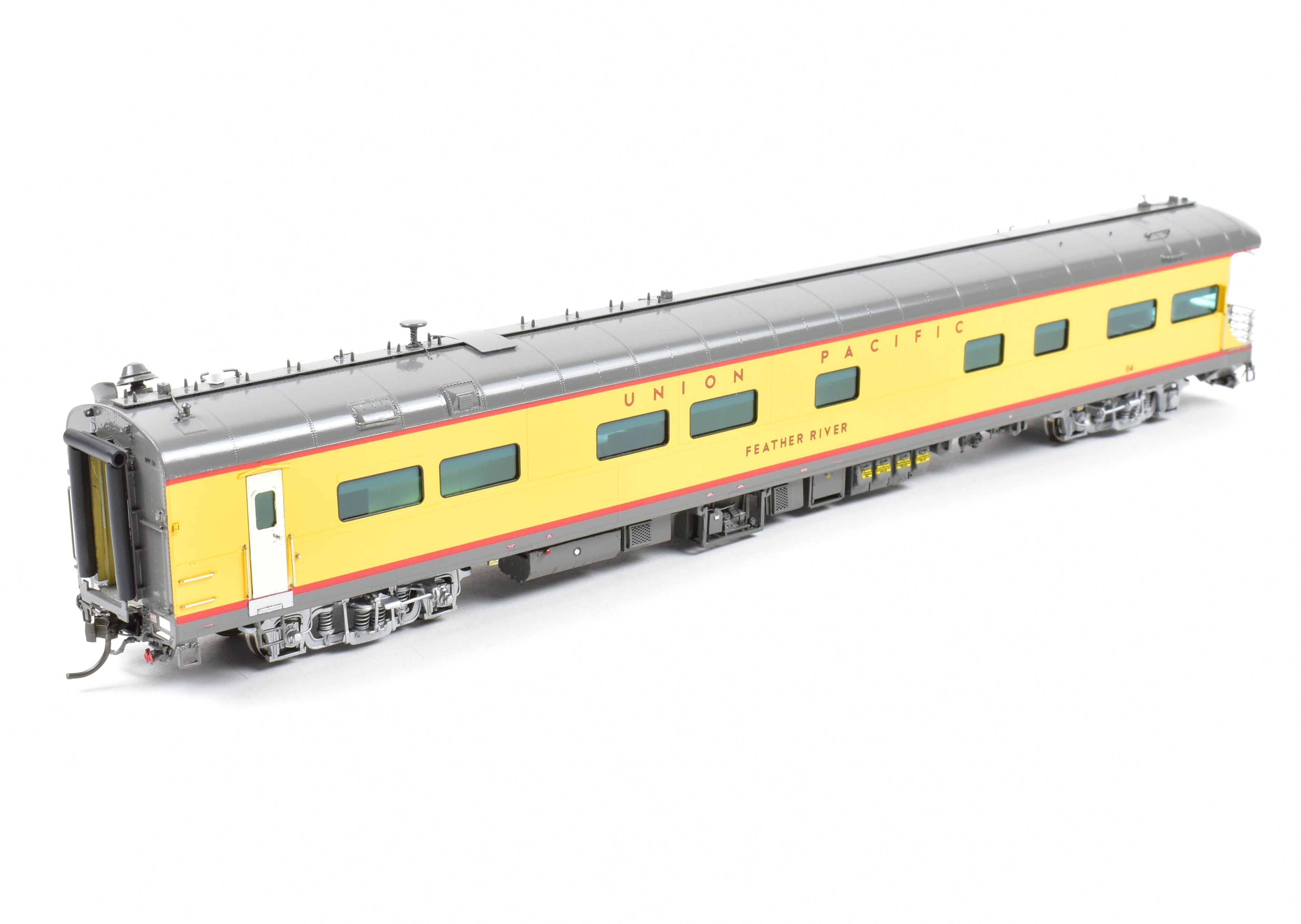 HO Scale Brass Model Railroad Business Car - Overland Models, Inc. Union Pacific Feather River FP No. 114