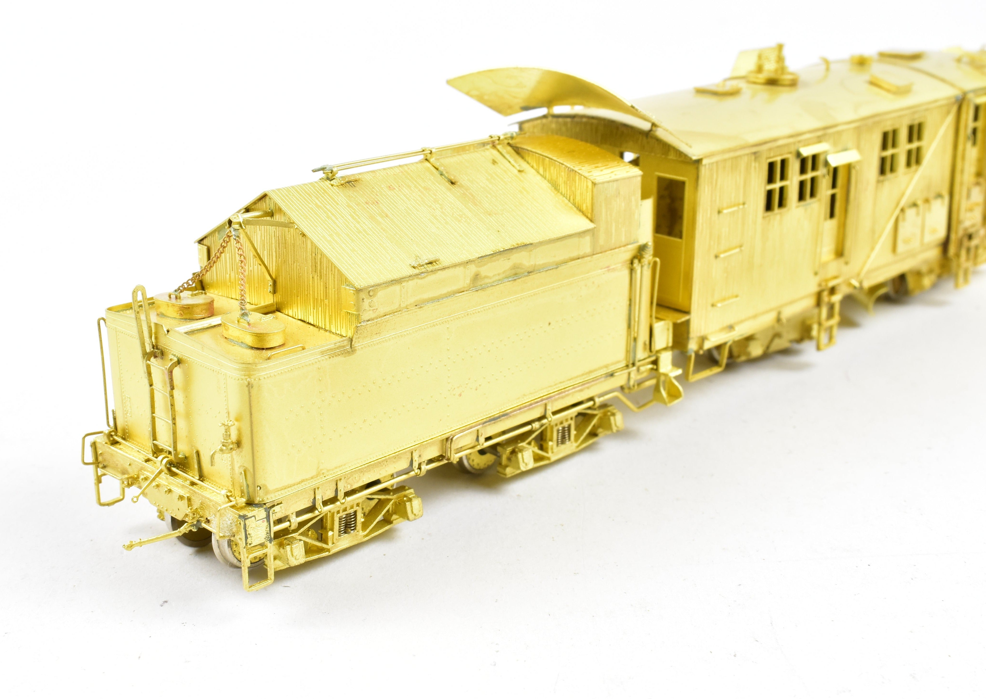 1991 HOn3 Brass D&RGW 'O-Y' Rotary Snowplow by OMI with Tender