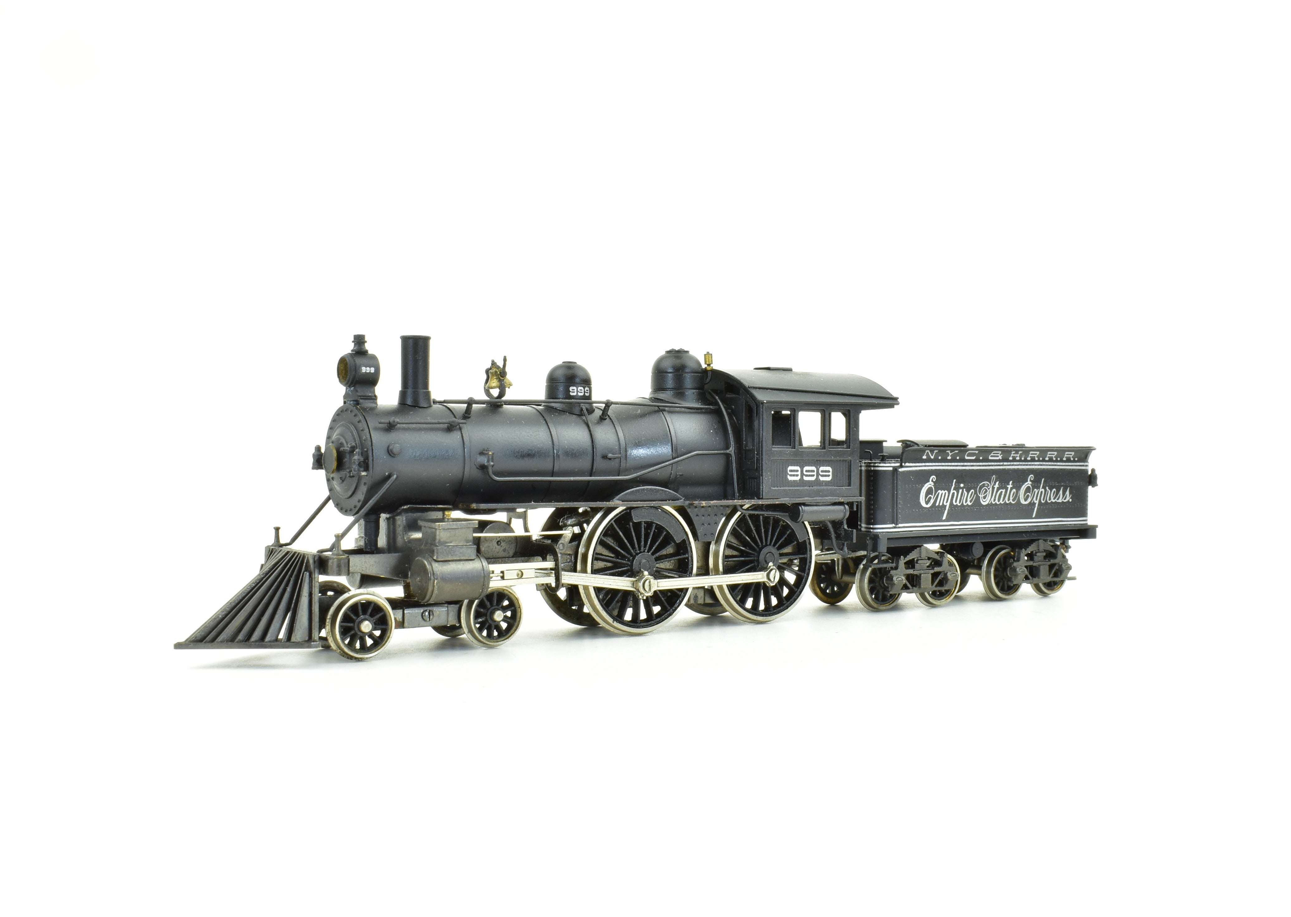 HO Scale Brass Model Train - Ken Kidder's New York Central Buchanan Type 4-4-0 Custom Painted NYC&HRRR #999, a Rare Collectible